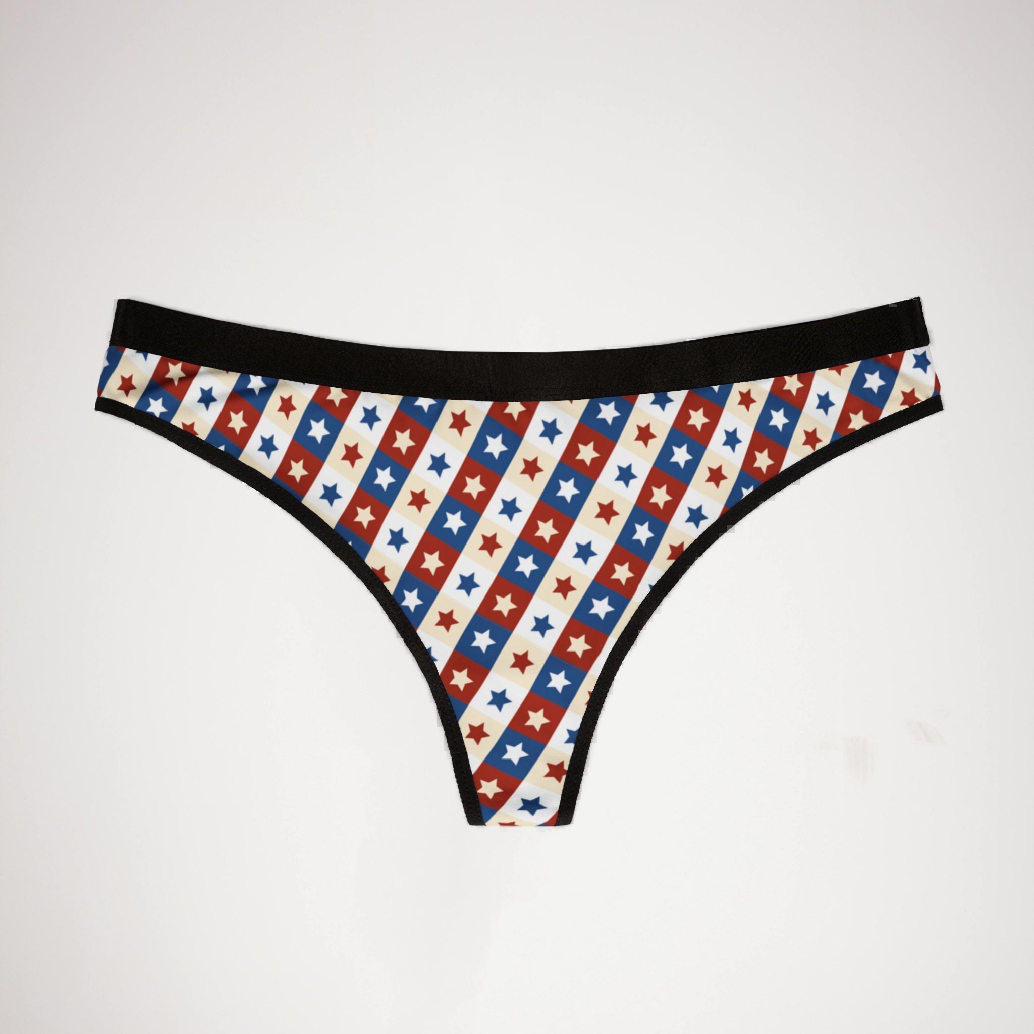 Women's thongs 4th of july usa