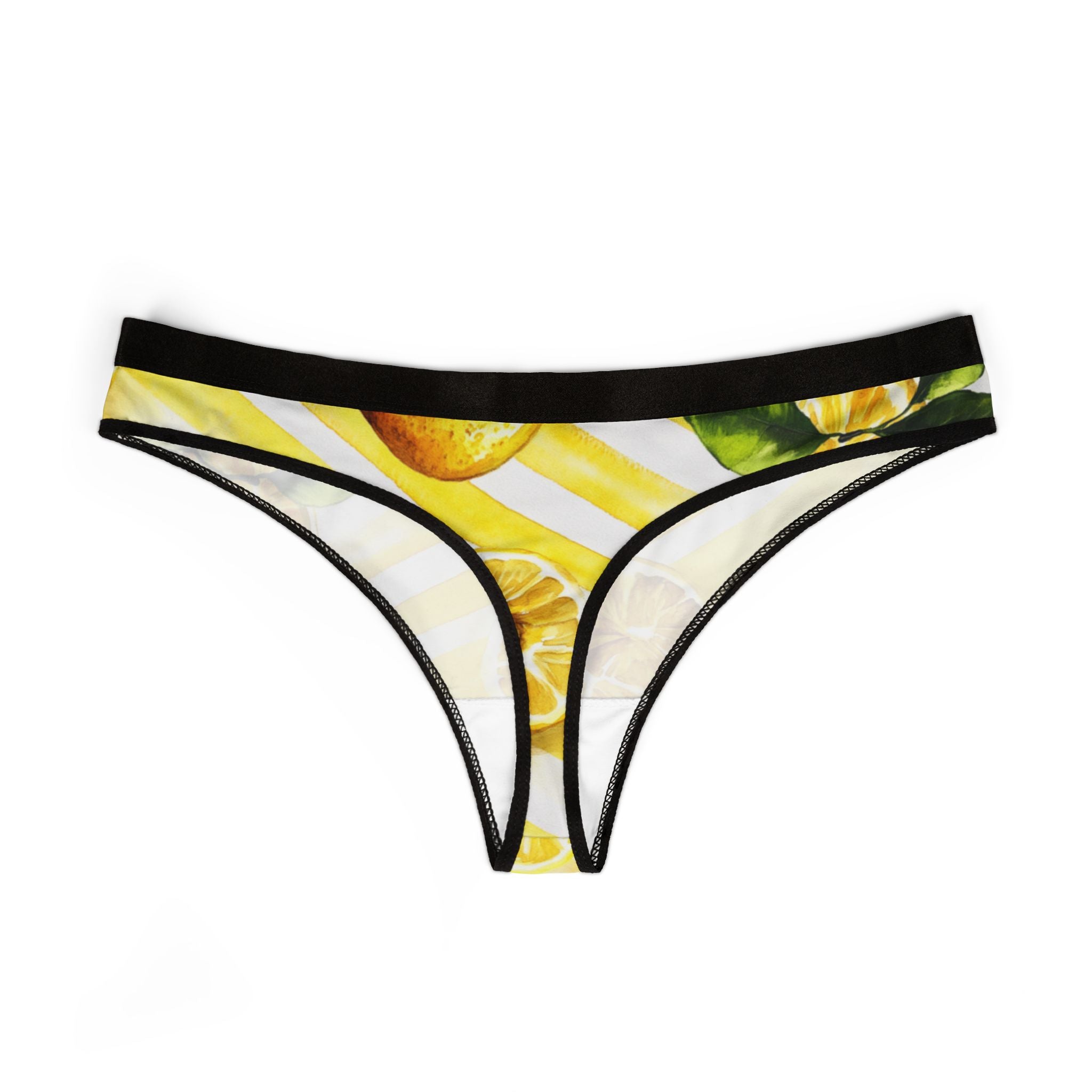 Women's thongs fruit with striped