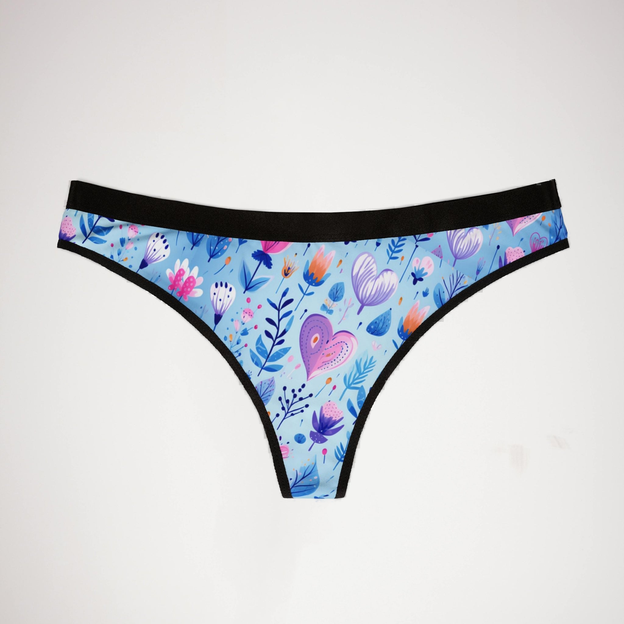 Women's thongs pastel love