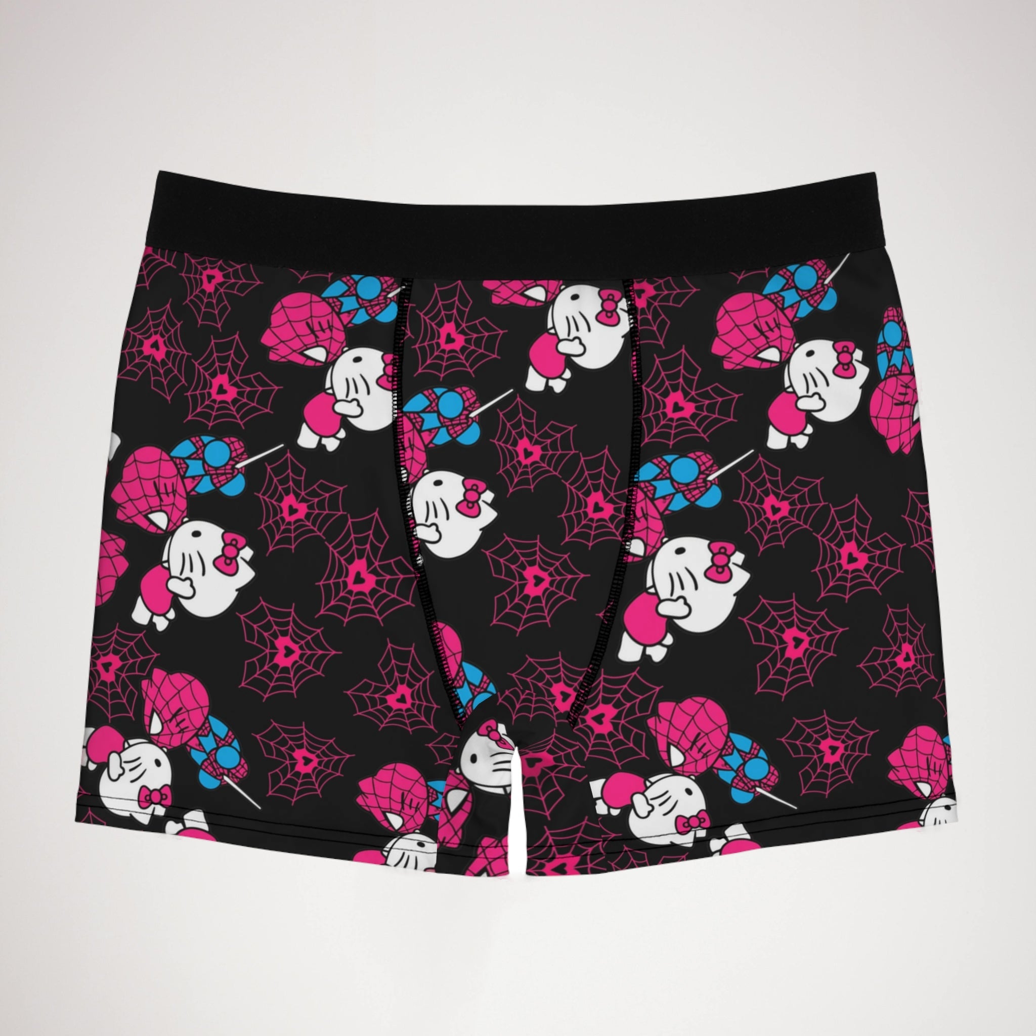 Men's boxer briefs spider kitty black