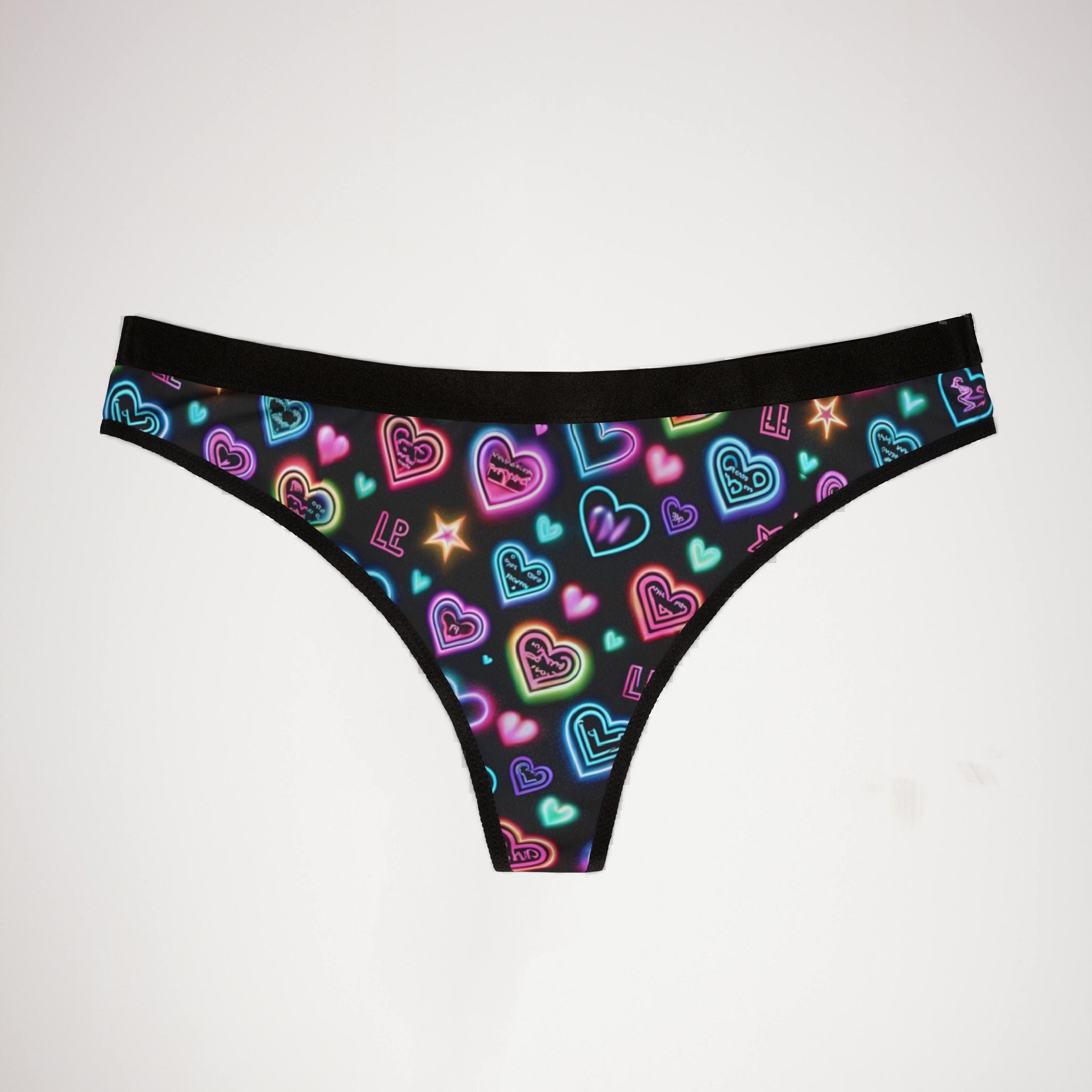 Women's thongs valentine digital extra