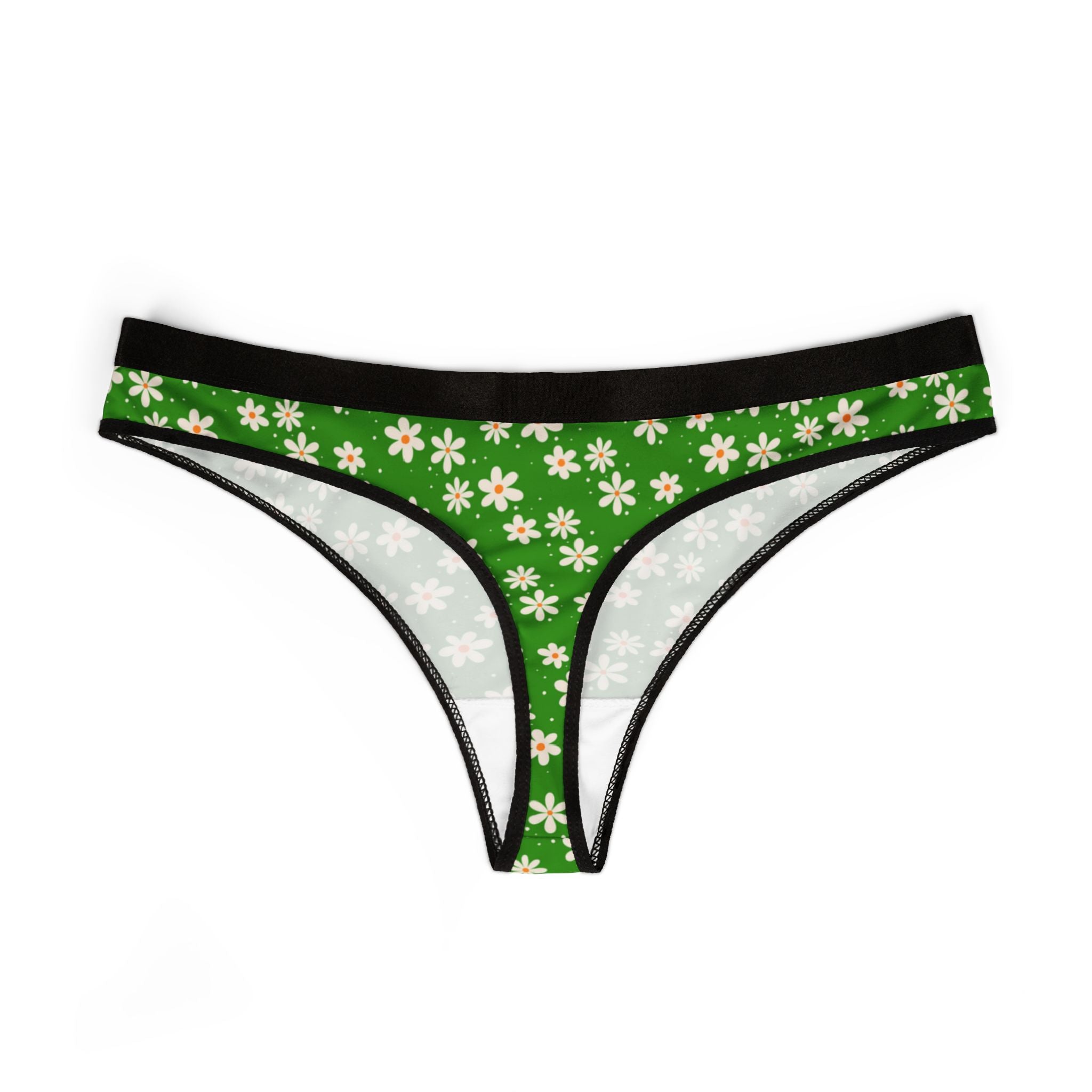 Women's thongs ladybug seamless