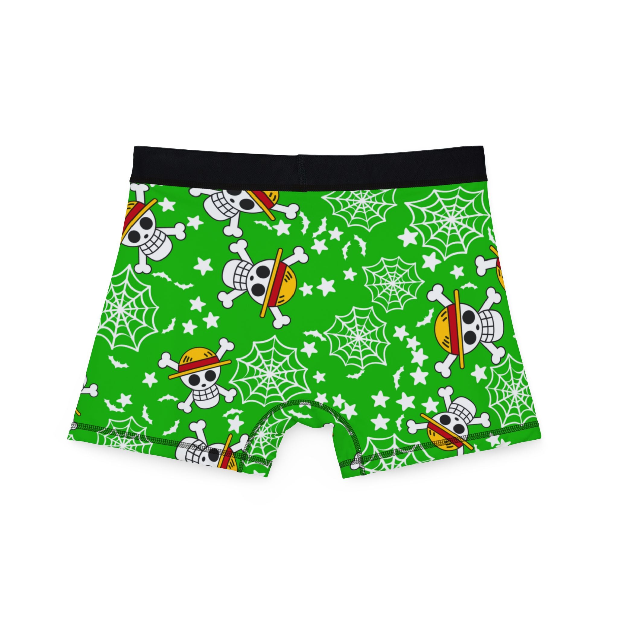 Men's boxers skull anime bats pumpkin halloween green