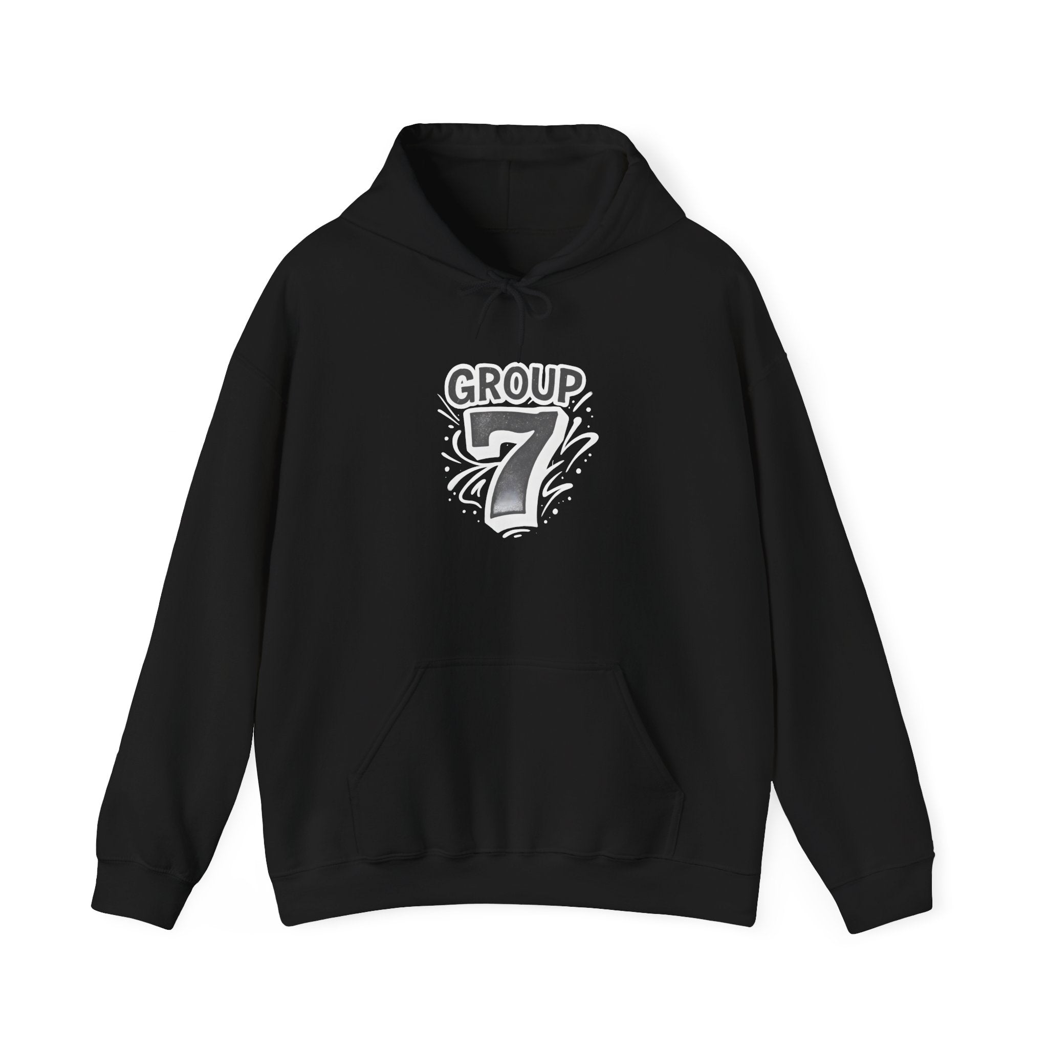 Group 7 Gaffiti Grey - Gildan Unisex Heavy Blend™ Hooded Sweatshirt