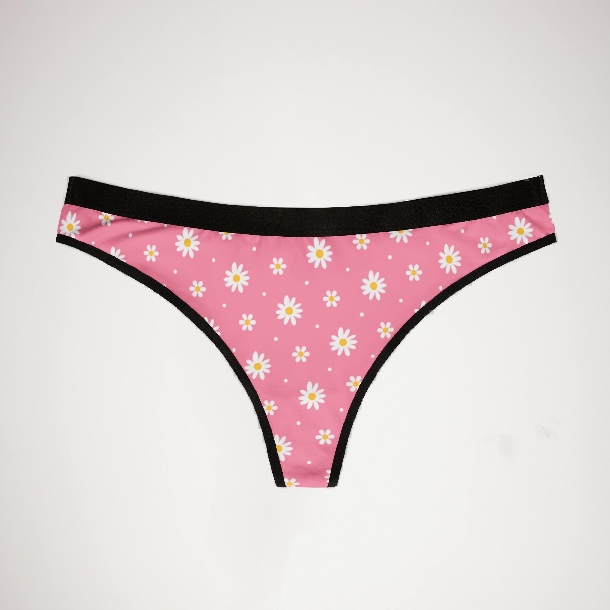 Women's thongs strawberry hot daisy
