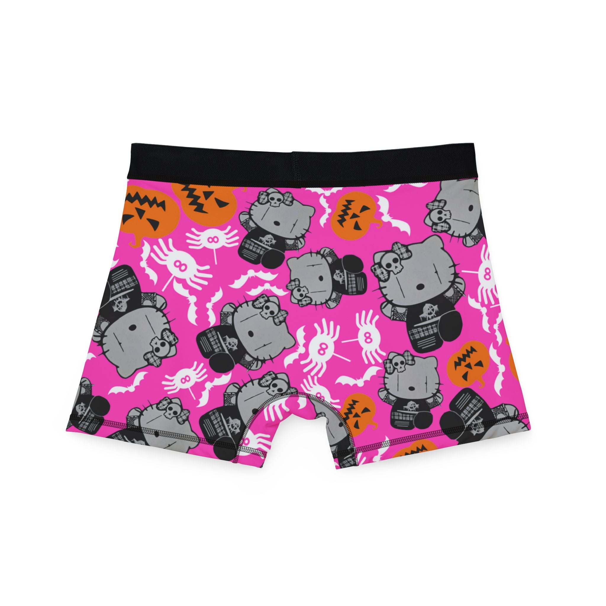 Men's boxers kitty blank pumpkin halloween pink