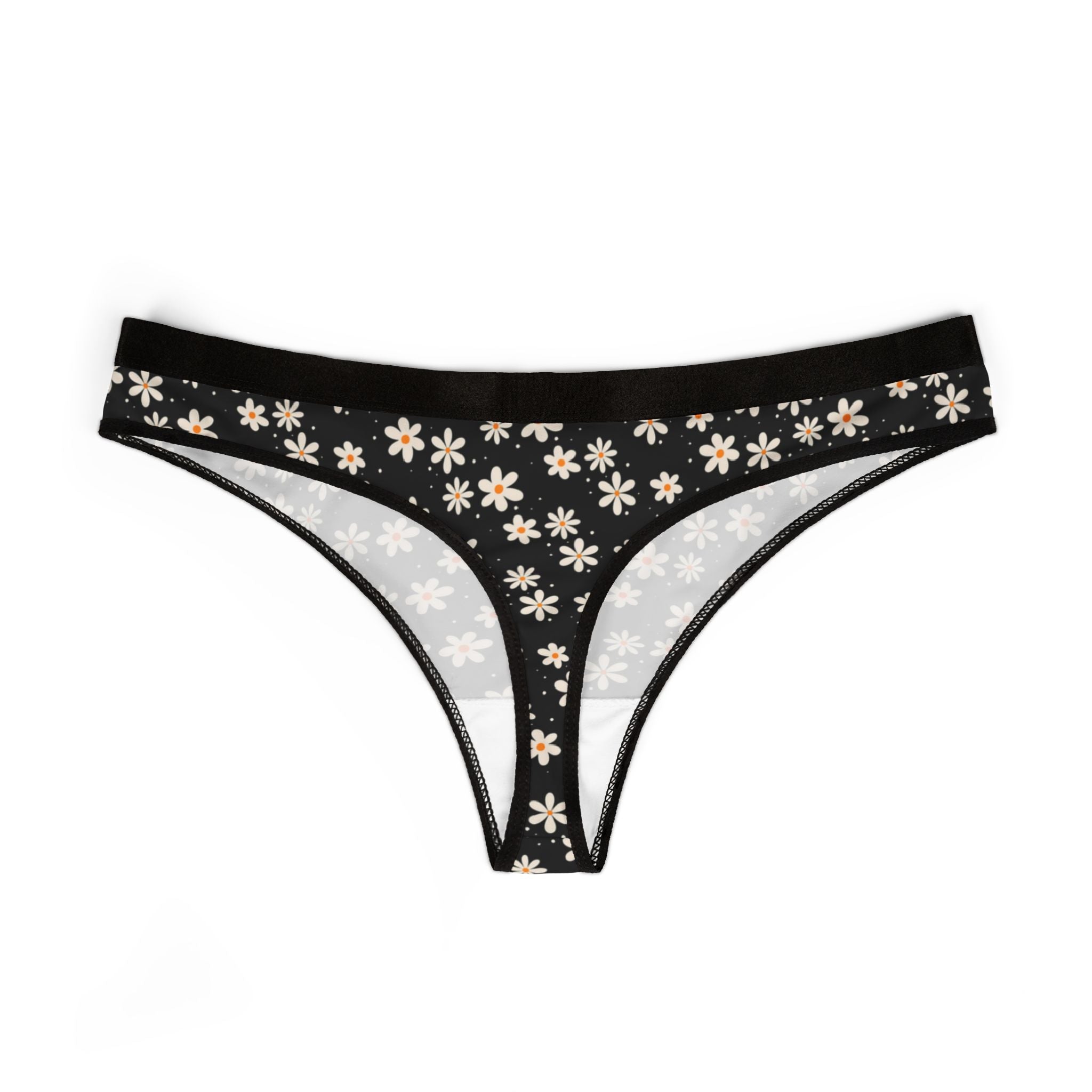 Women's thongs ladybug seamless