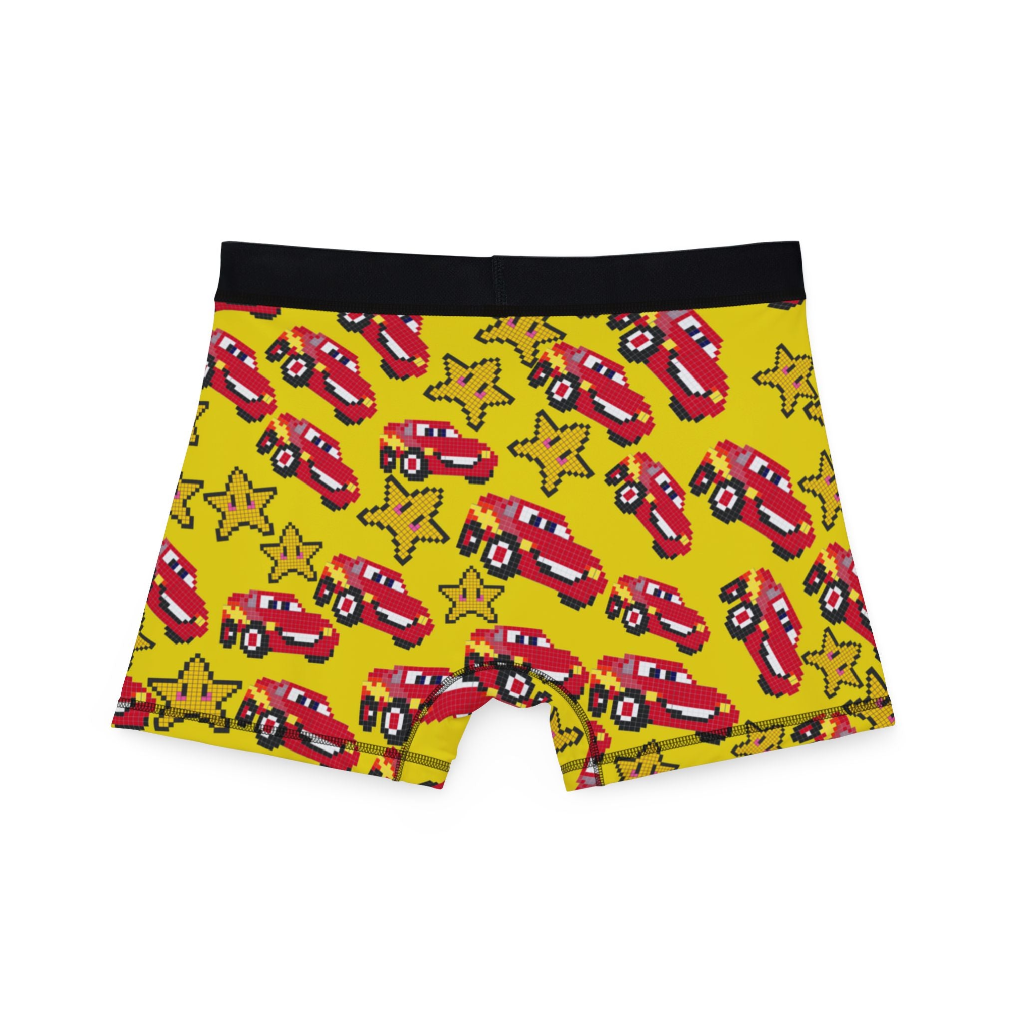 Men's boxers mcqueen stars yellow