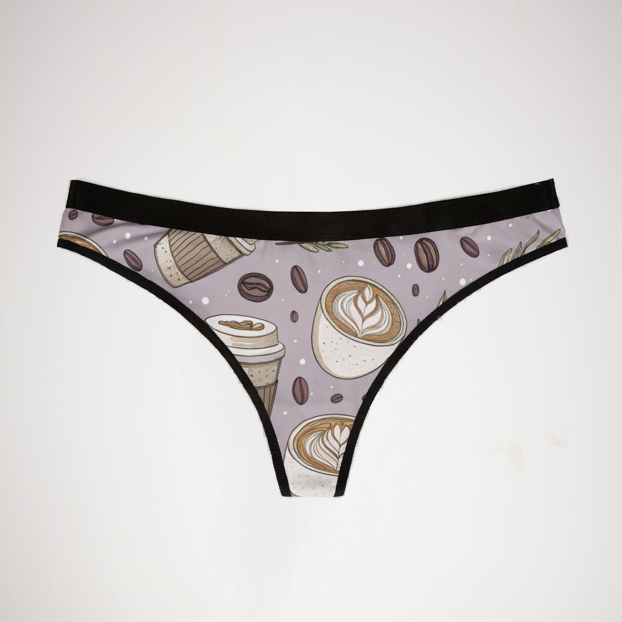 Women's thongs coffee one
