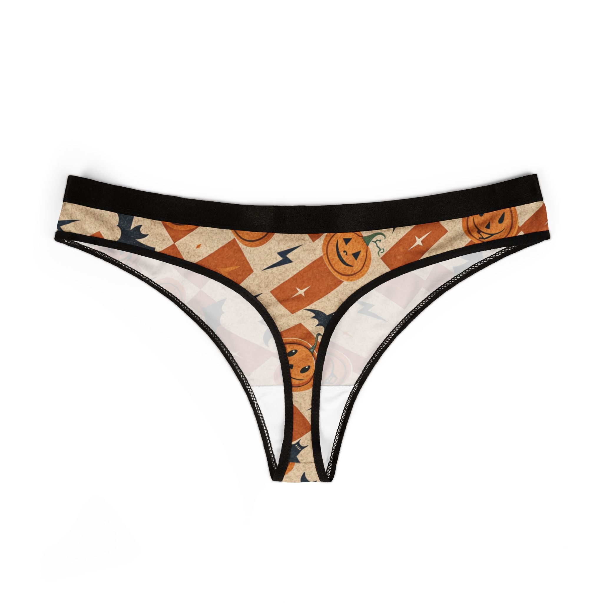 Women's thongs retro halloween