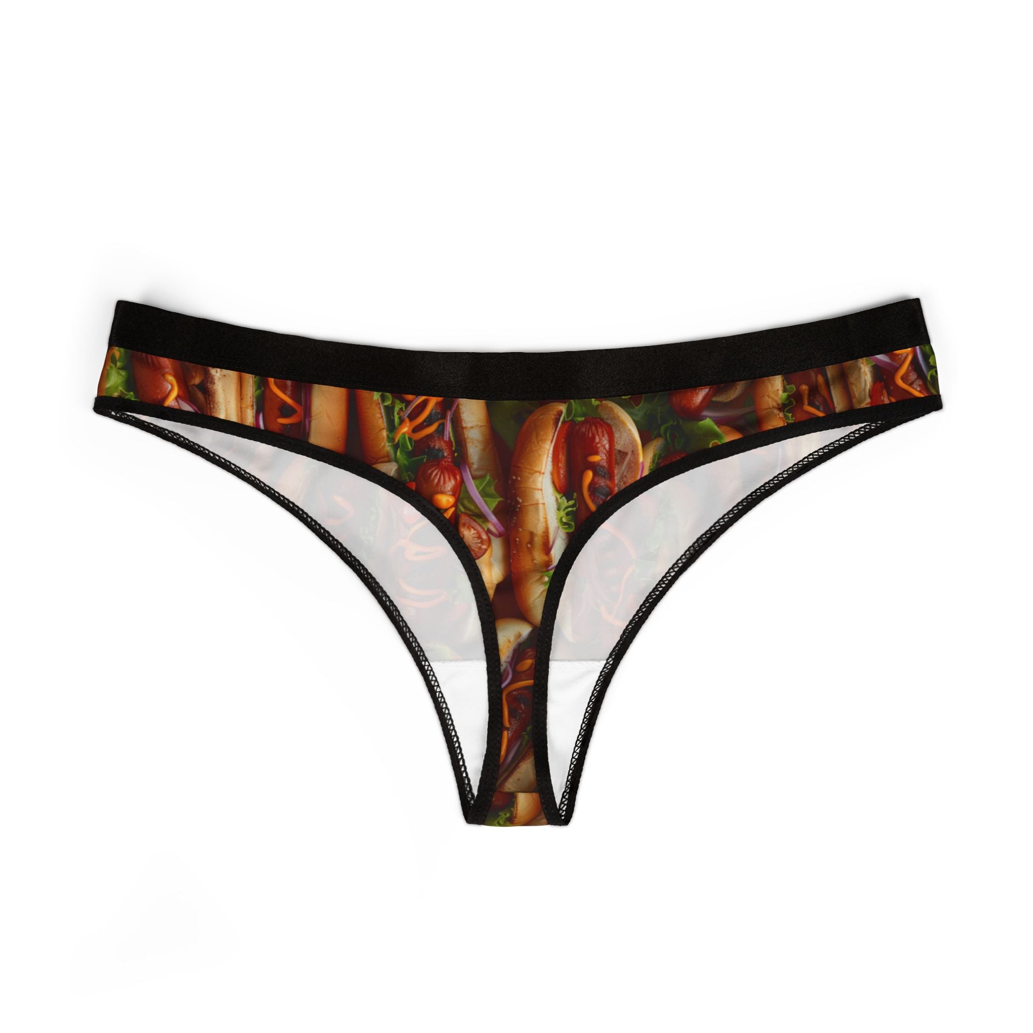 Women's thongs junk food extra