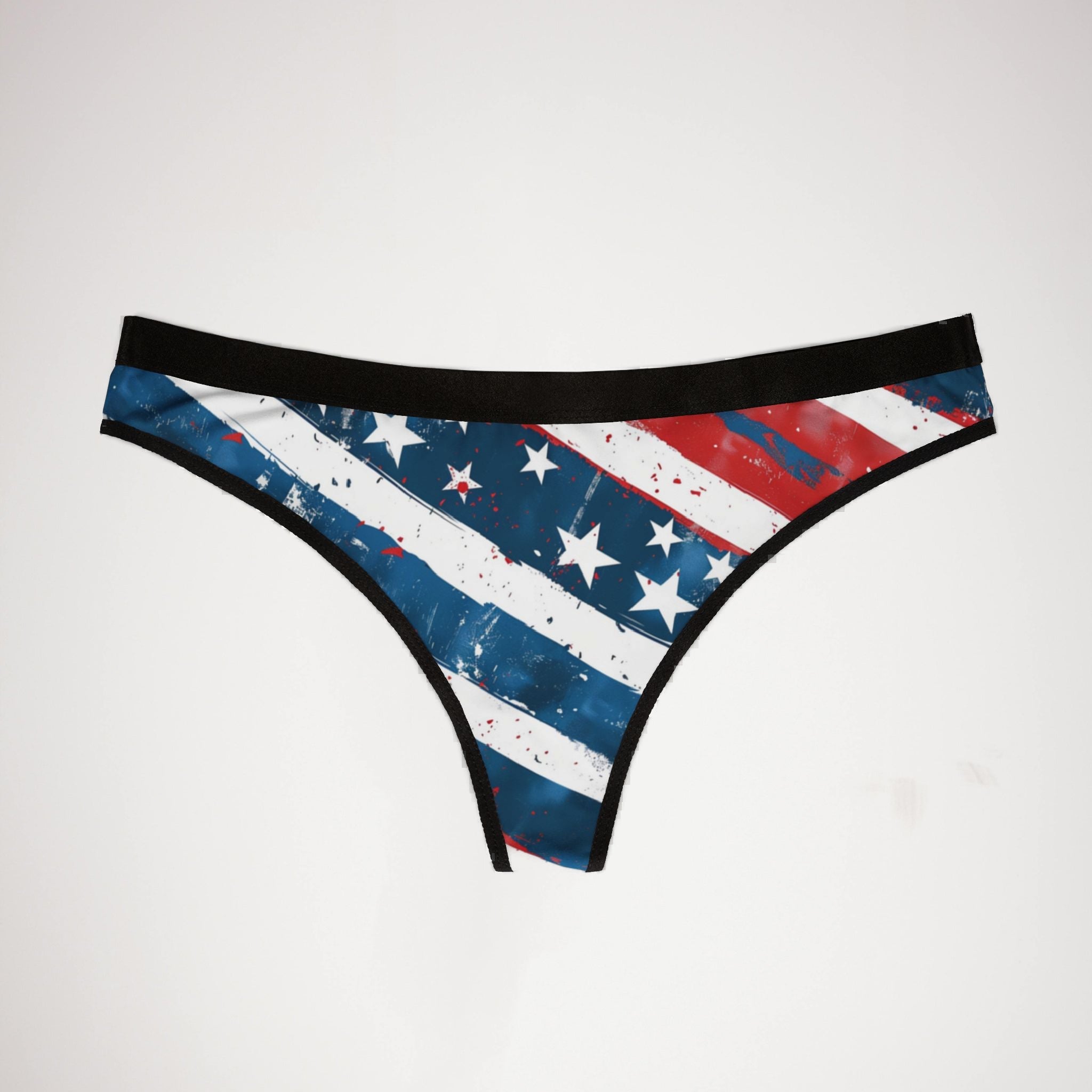 Women's thongs 4th of july patriotic