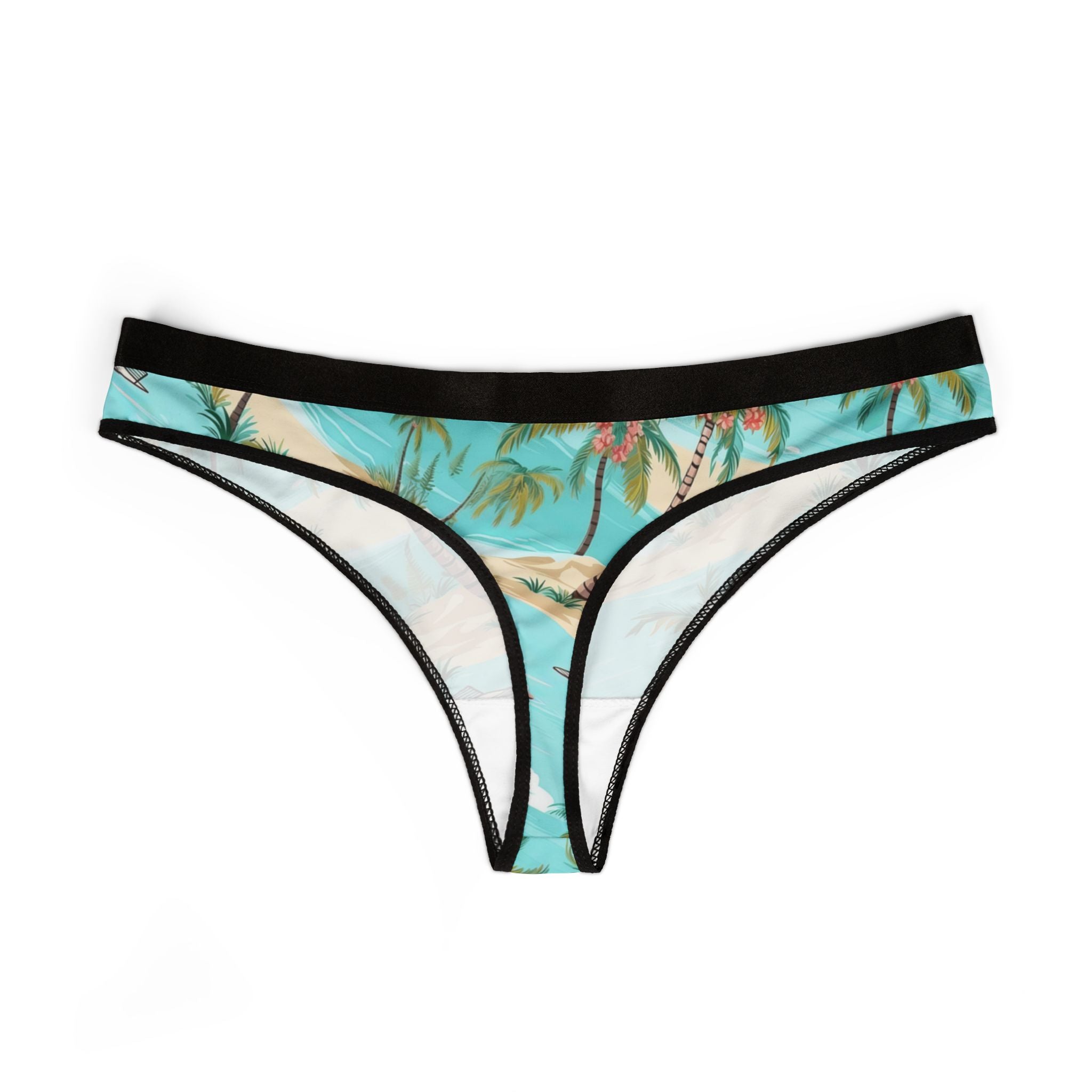 Women's thongs tropical summer beach