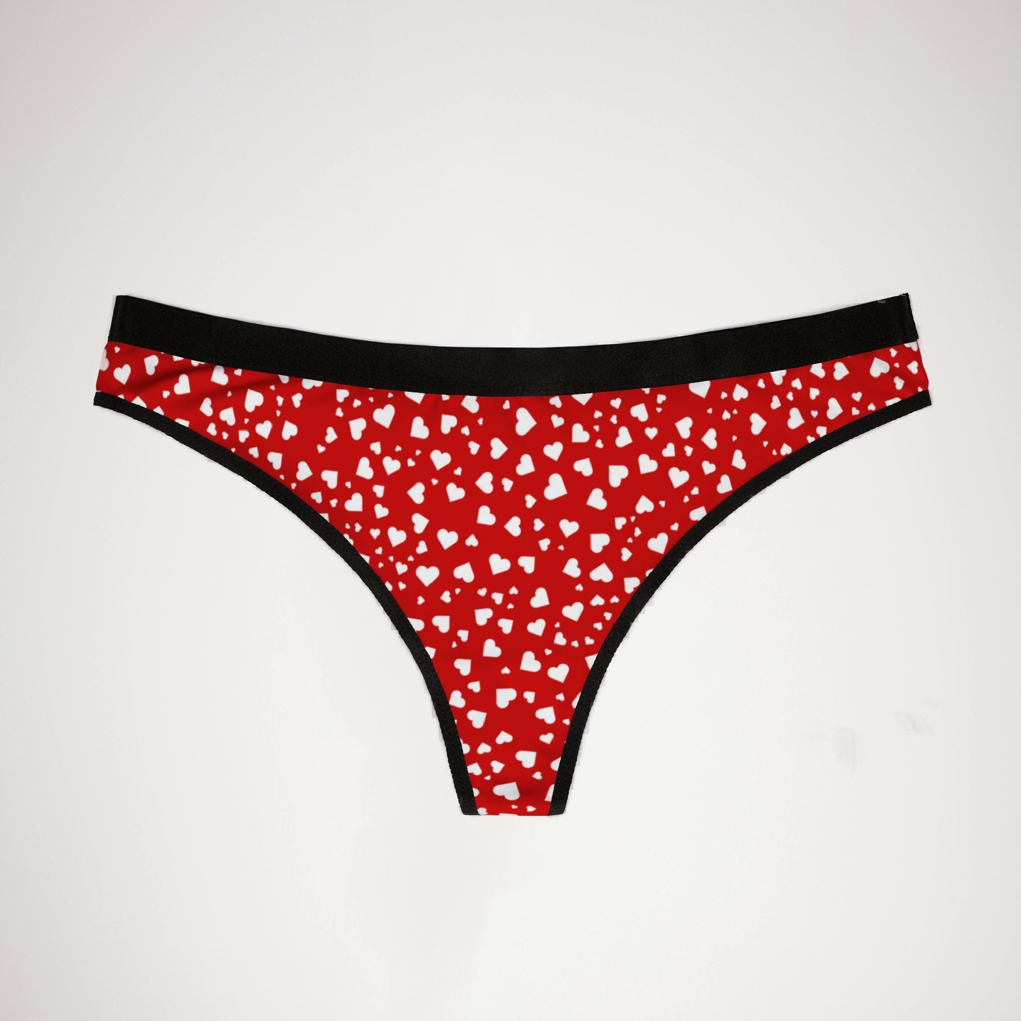 Women's thongs happy valentine's day