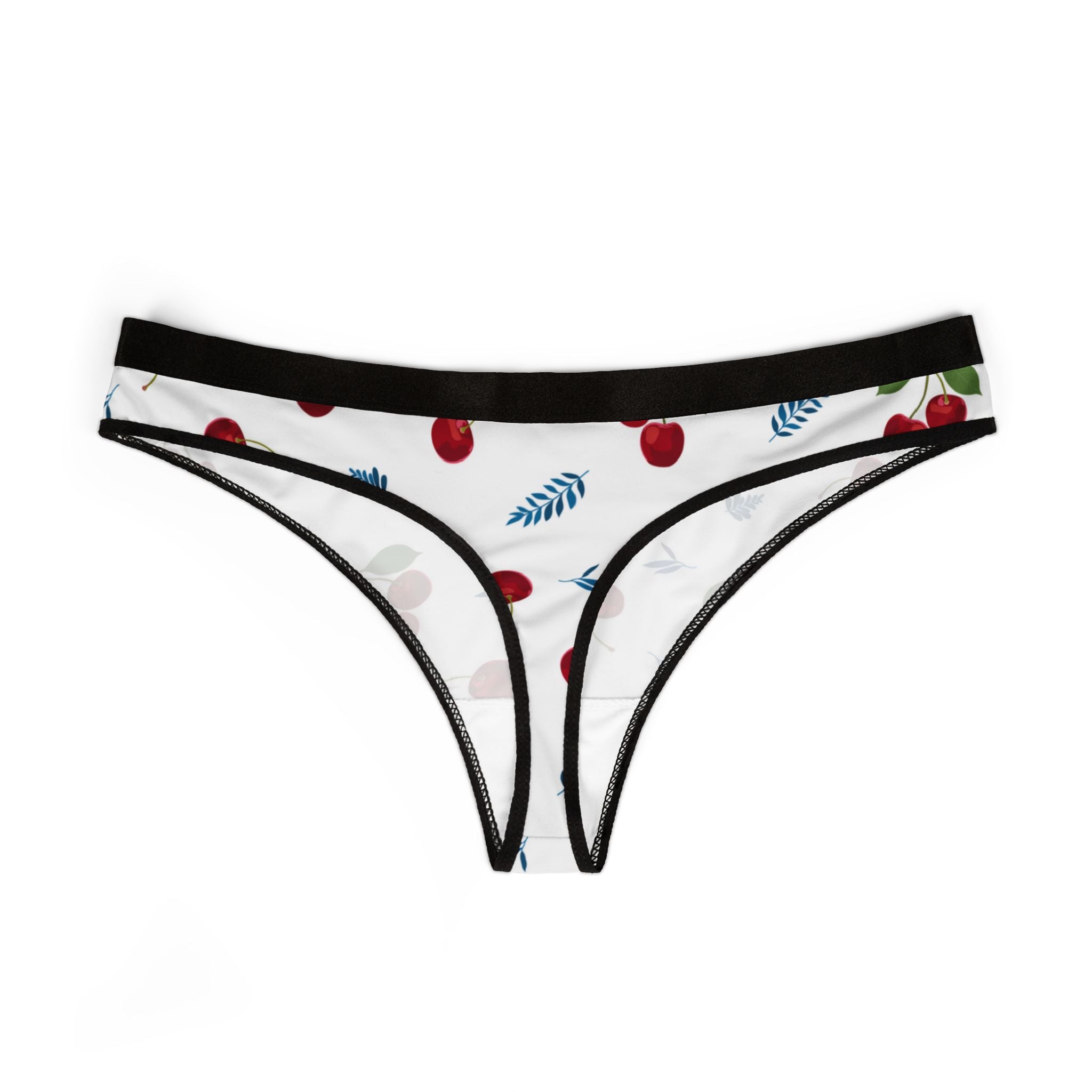 Women's thongs cherry fruit