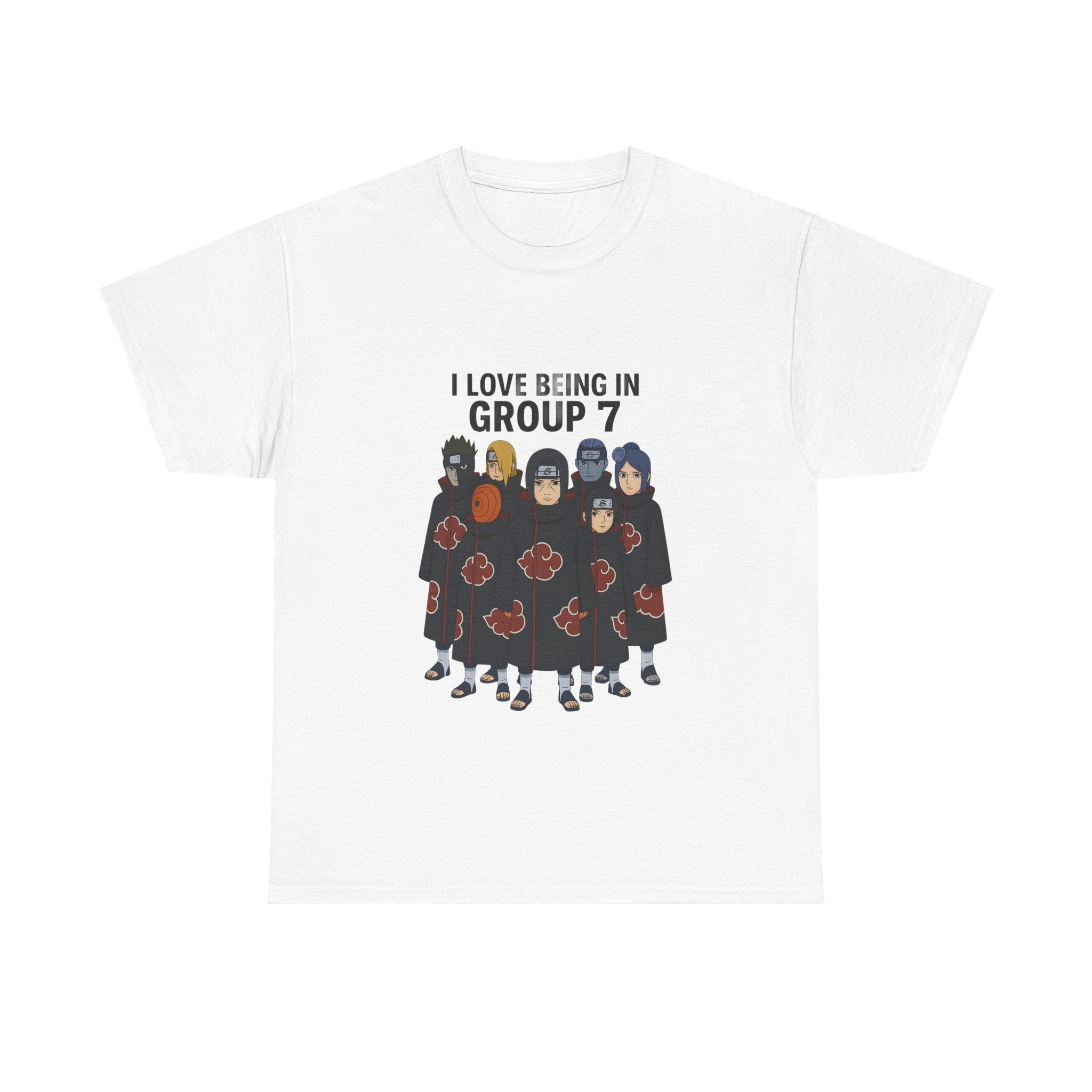 I Love Being In Group 7 Akatsuki - Gildan Unisex Heavy Cotton Tee