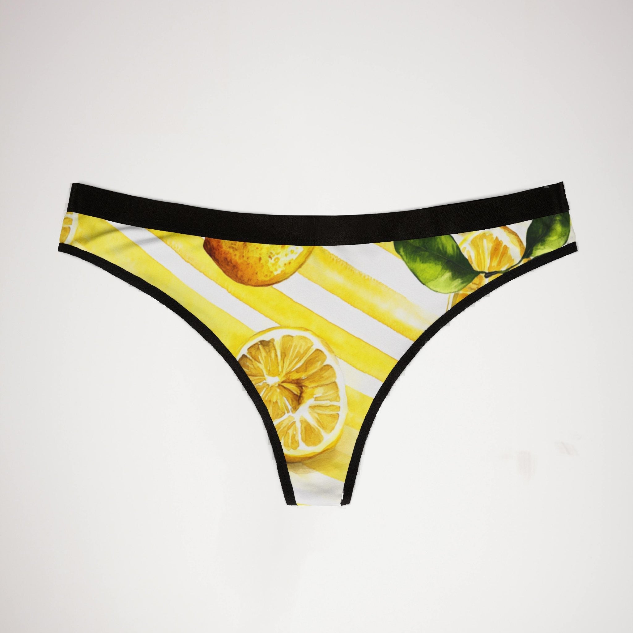 Women's thongs fruit with striped