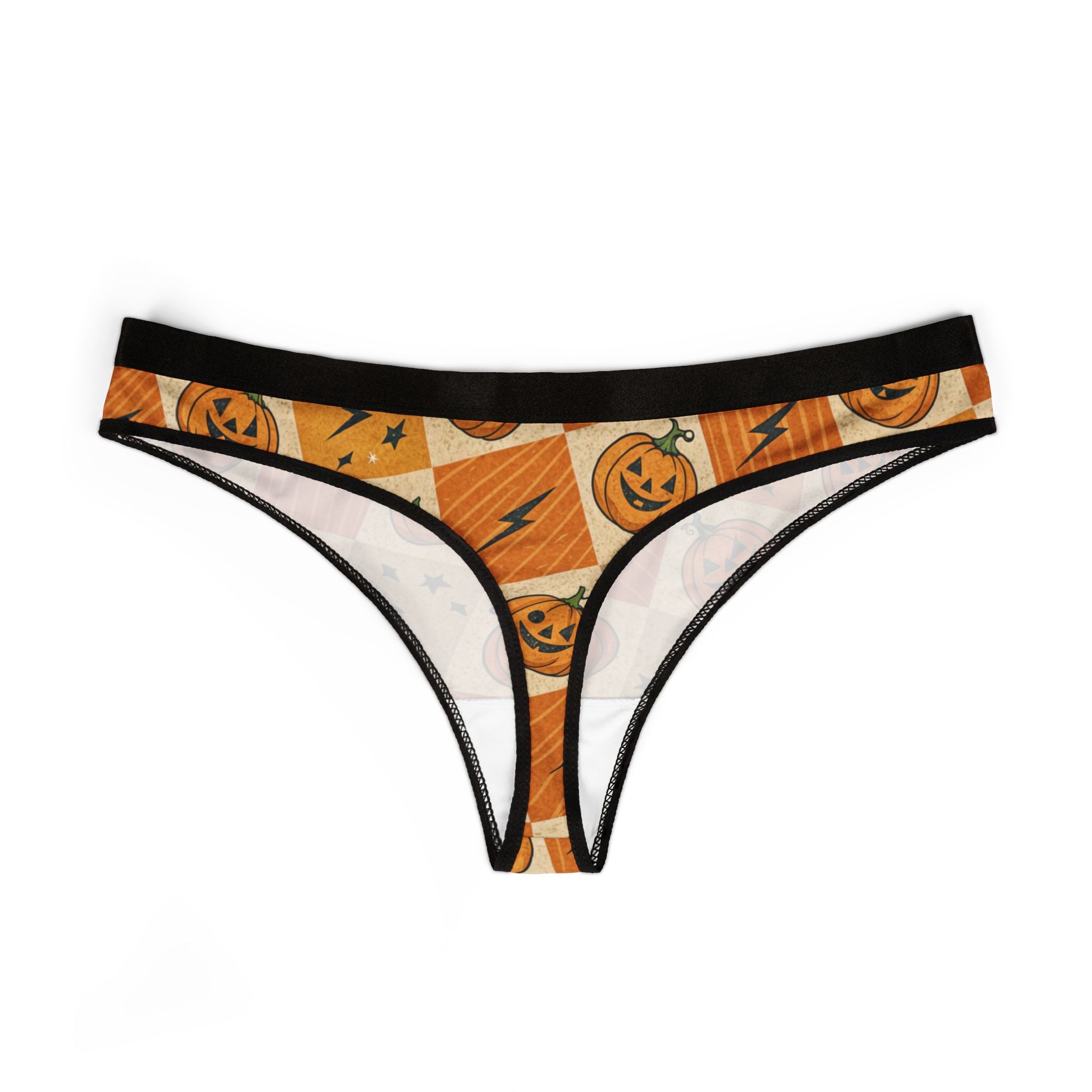 Women's thongs retro halloween