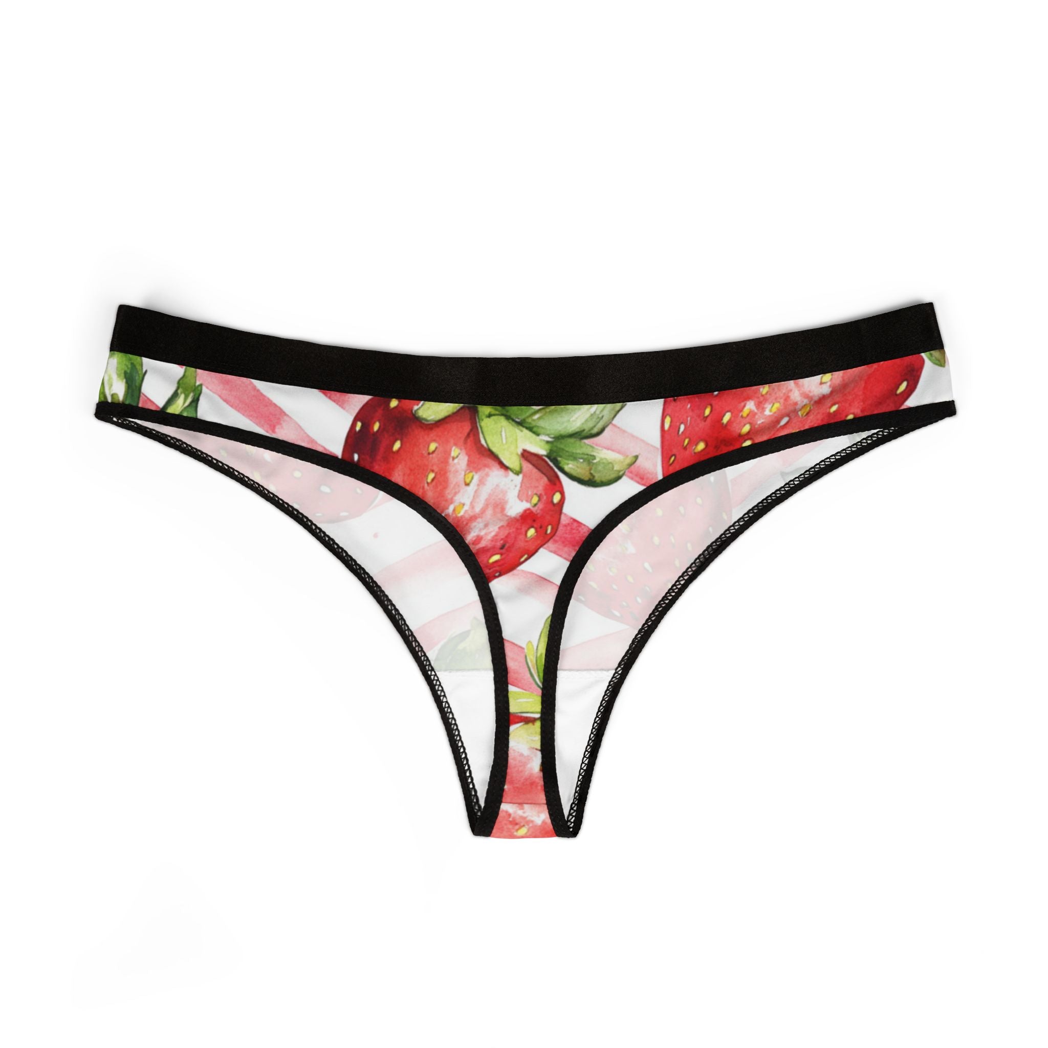 Women's thongs fruit with striped
