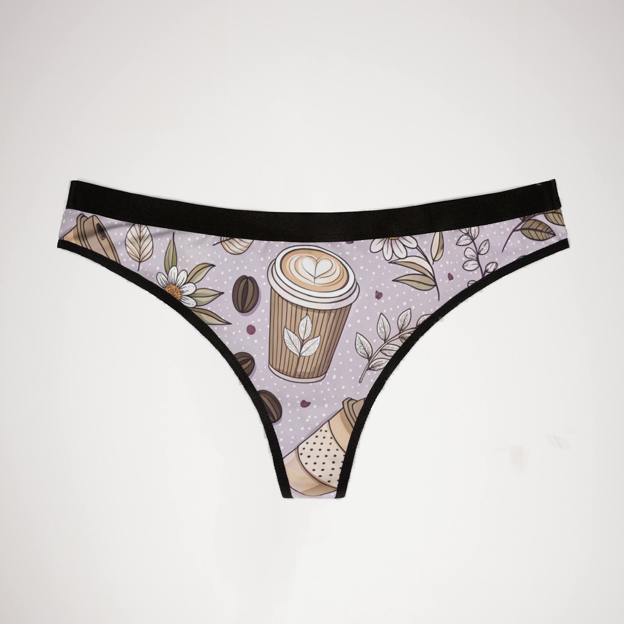 Women's thongs coffee one
