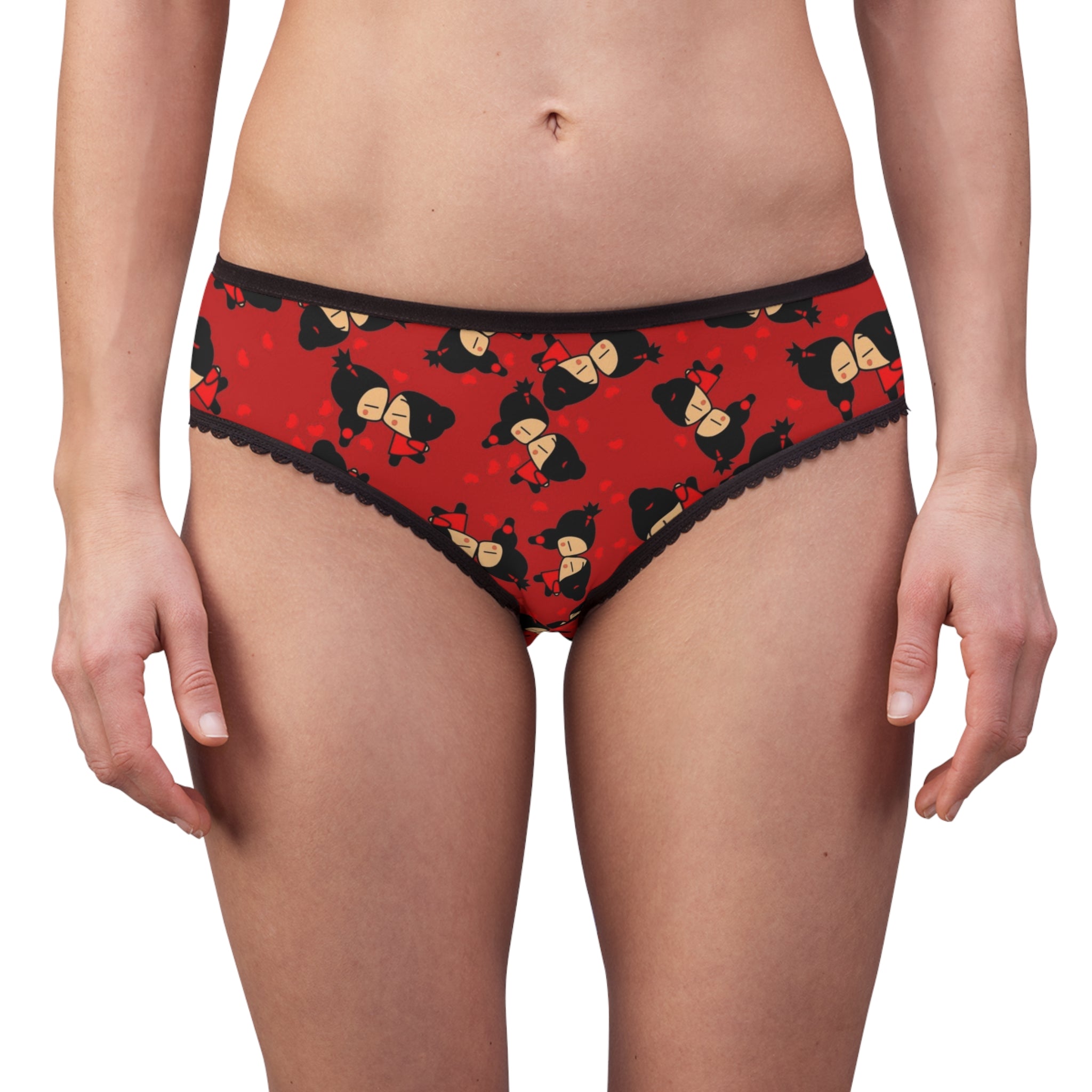 Women's briefs pucca valentine kiss red