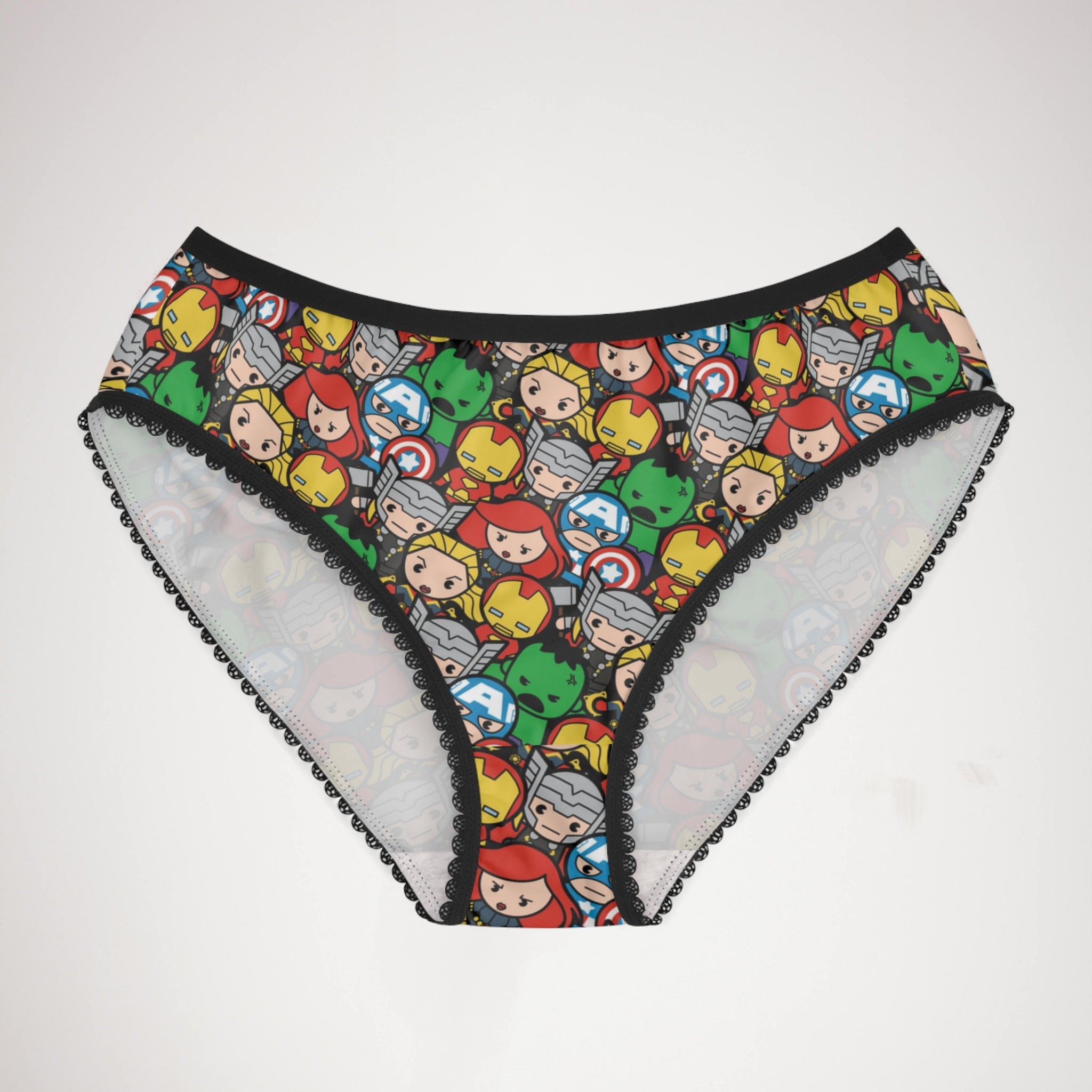 Women's briefs marvel avengers black