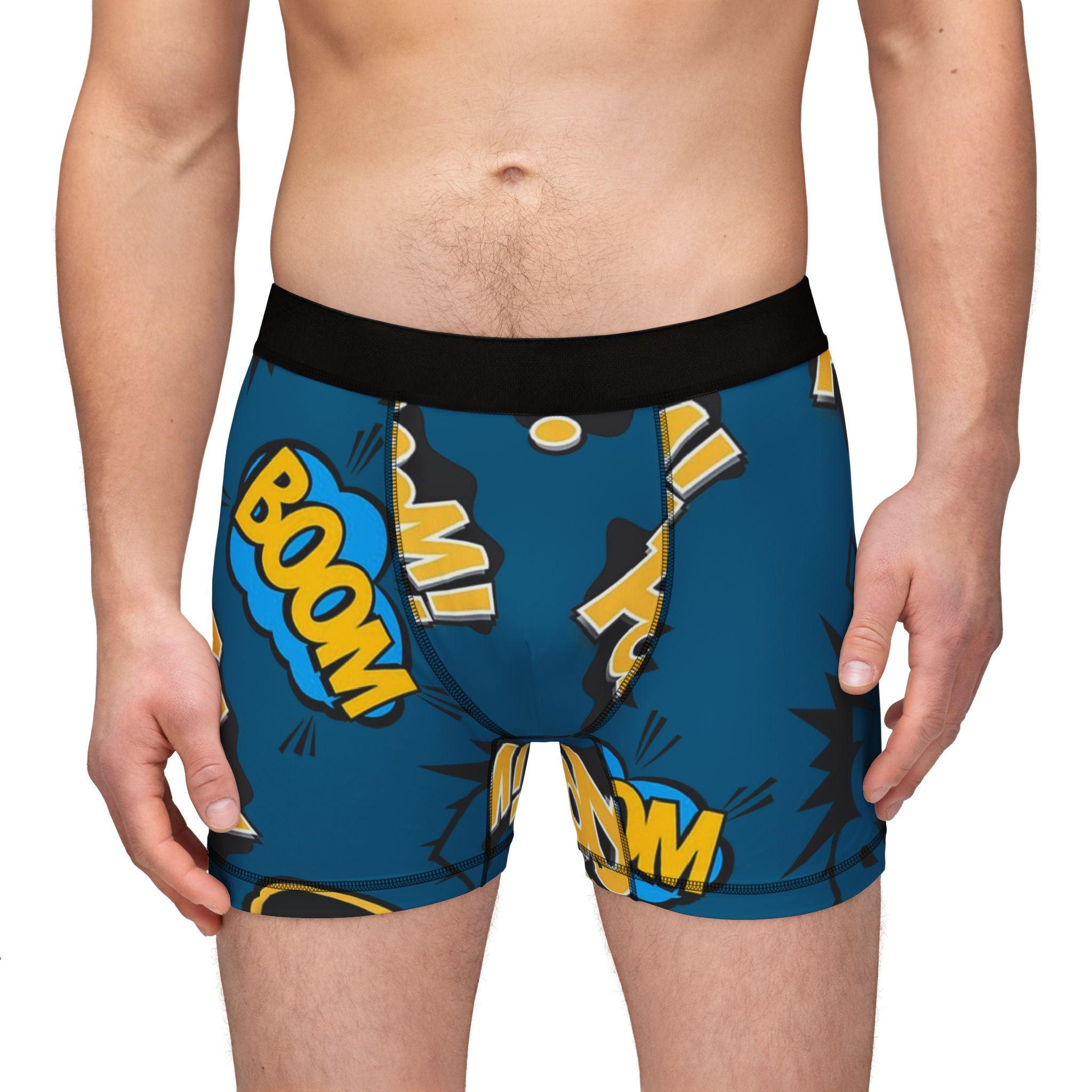 Men's boxers batman sounds blue