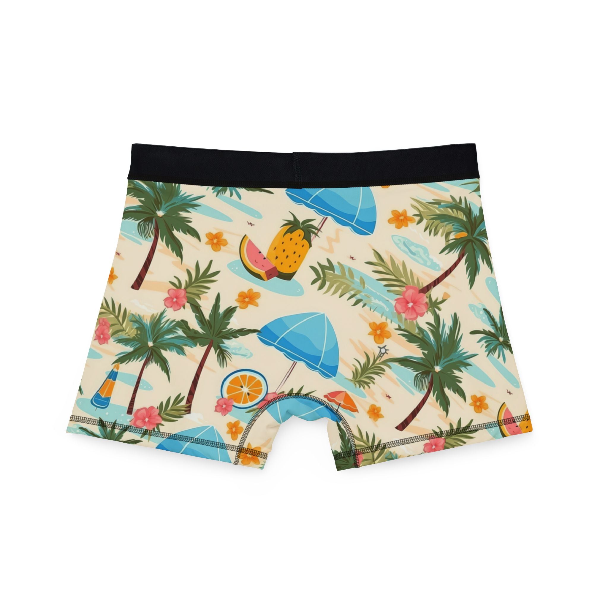 Men's boxers tropical summer beach