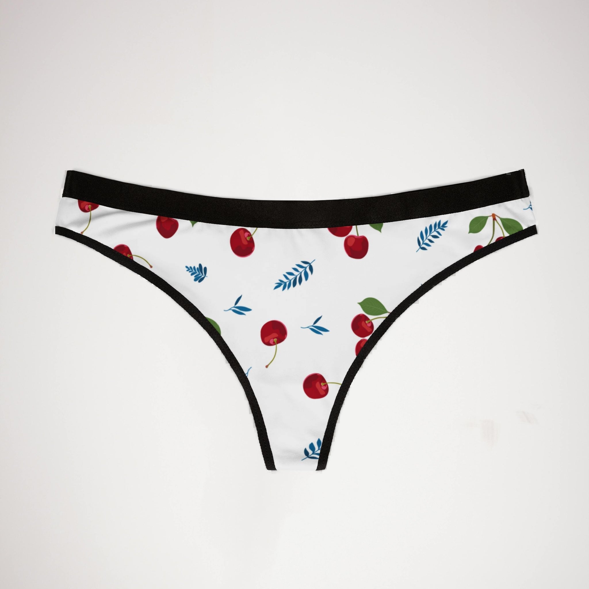 Women's thongs cherry fruit