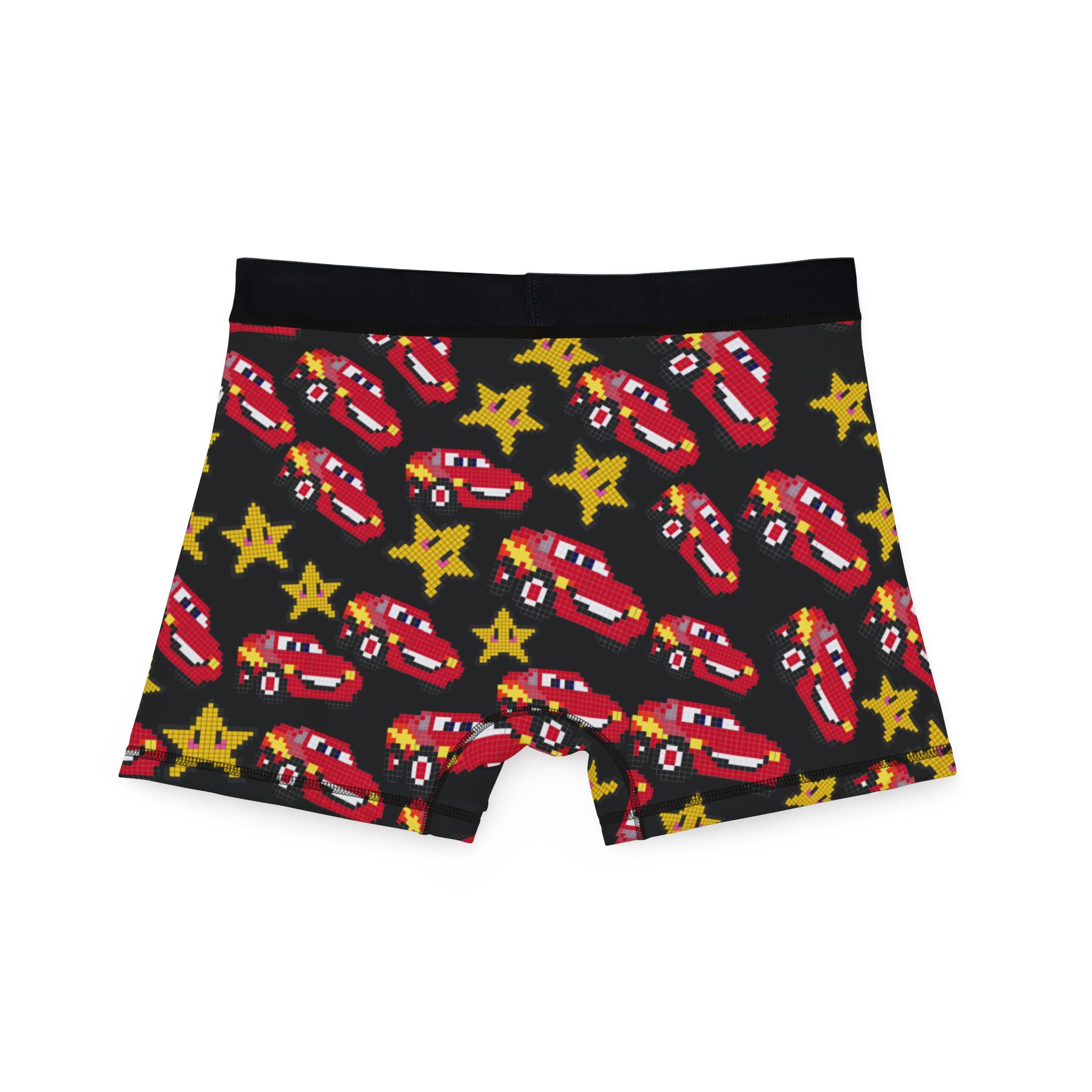 Men's boxers mcqueen stars black