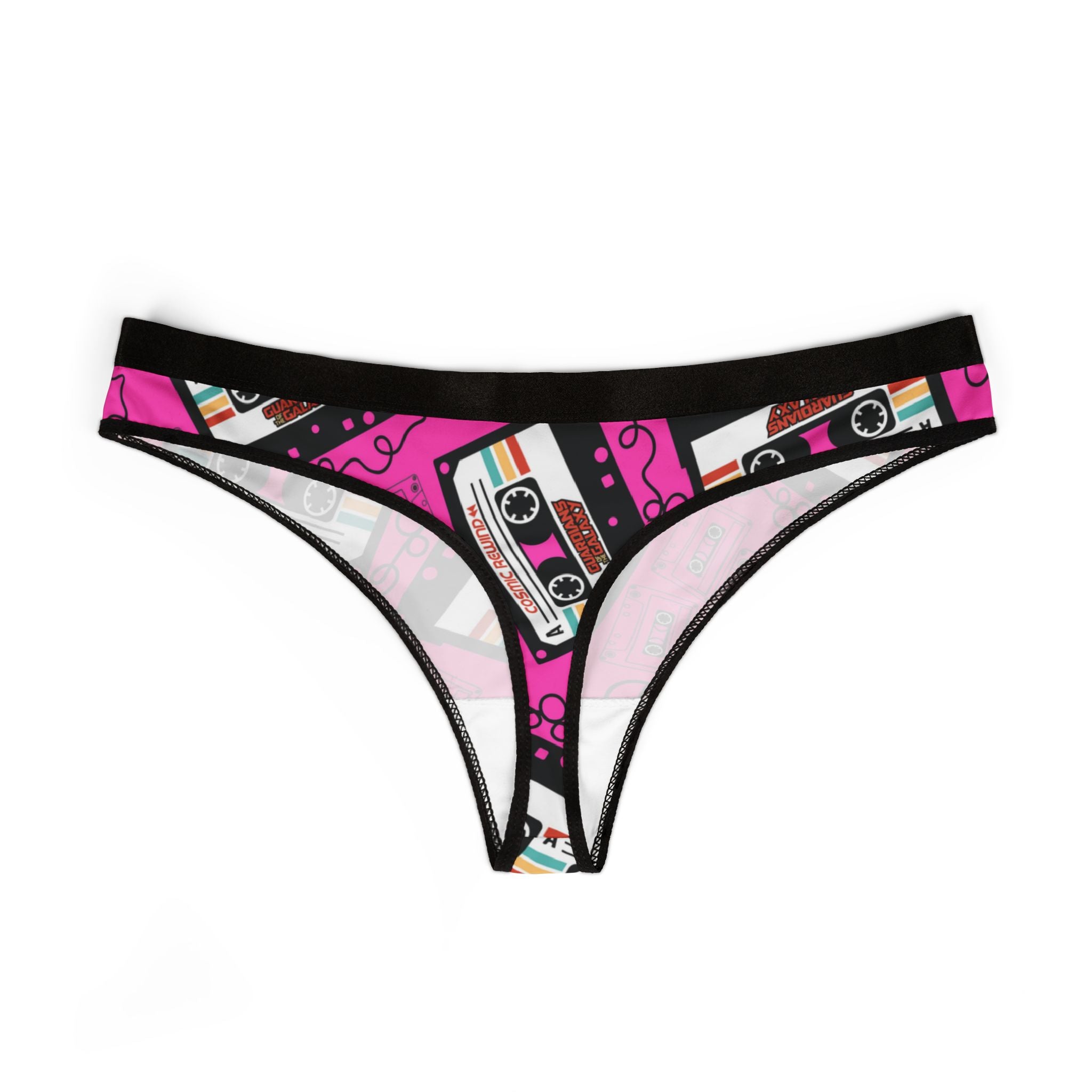 Women's thongs Cosmic Rewind Cassette pink