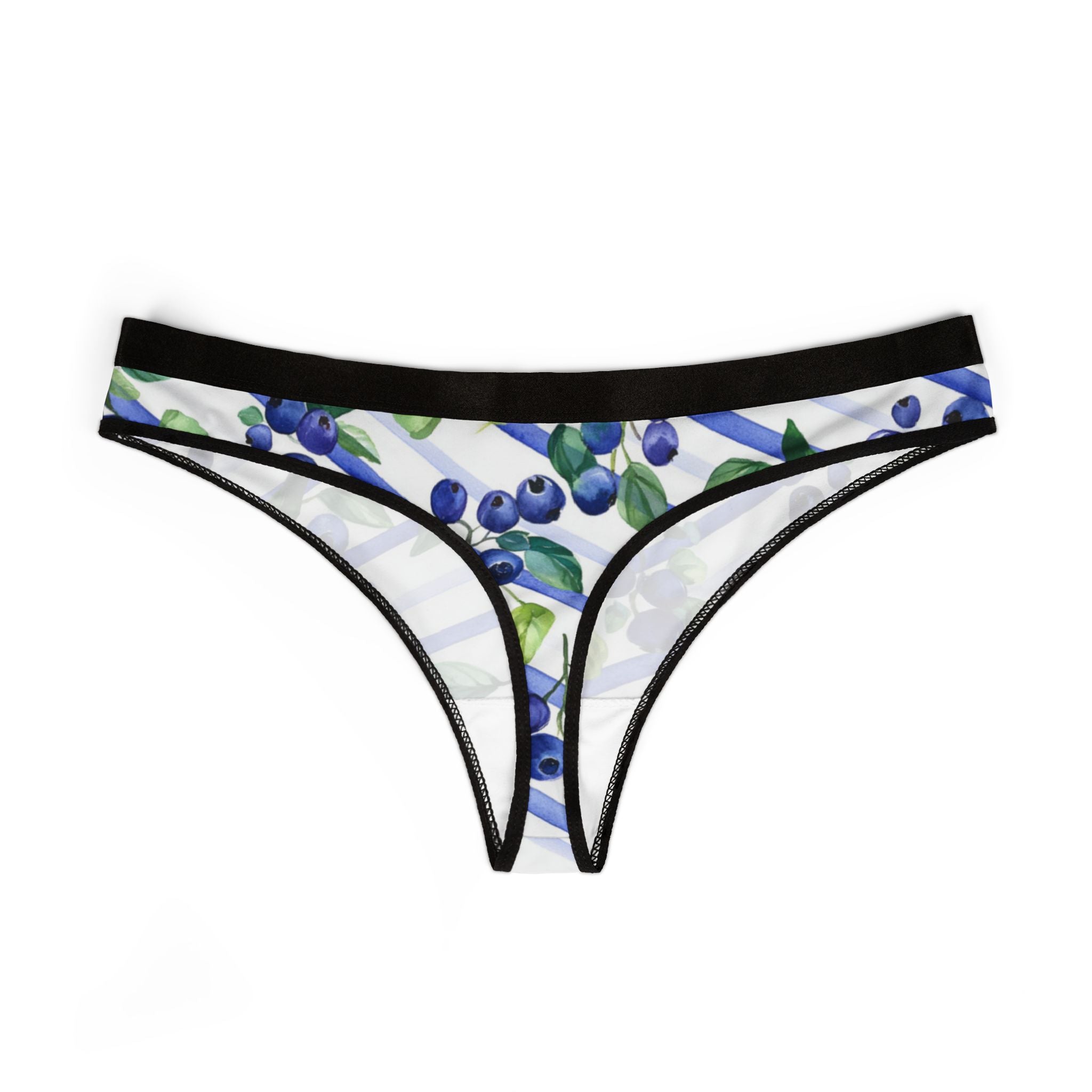 Women's thongs fruit with striped