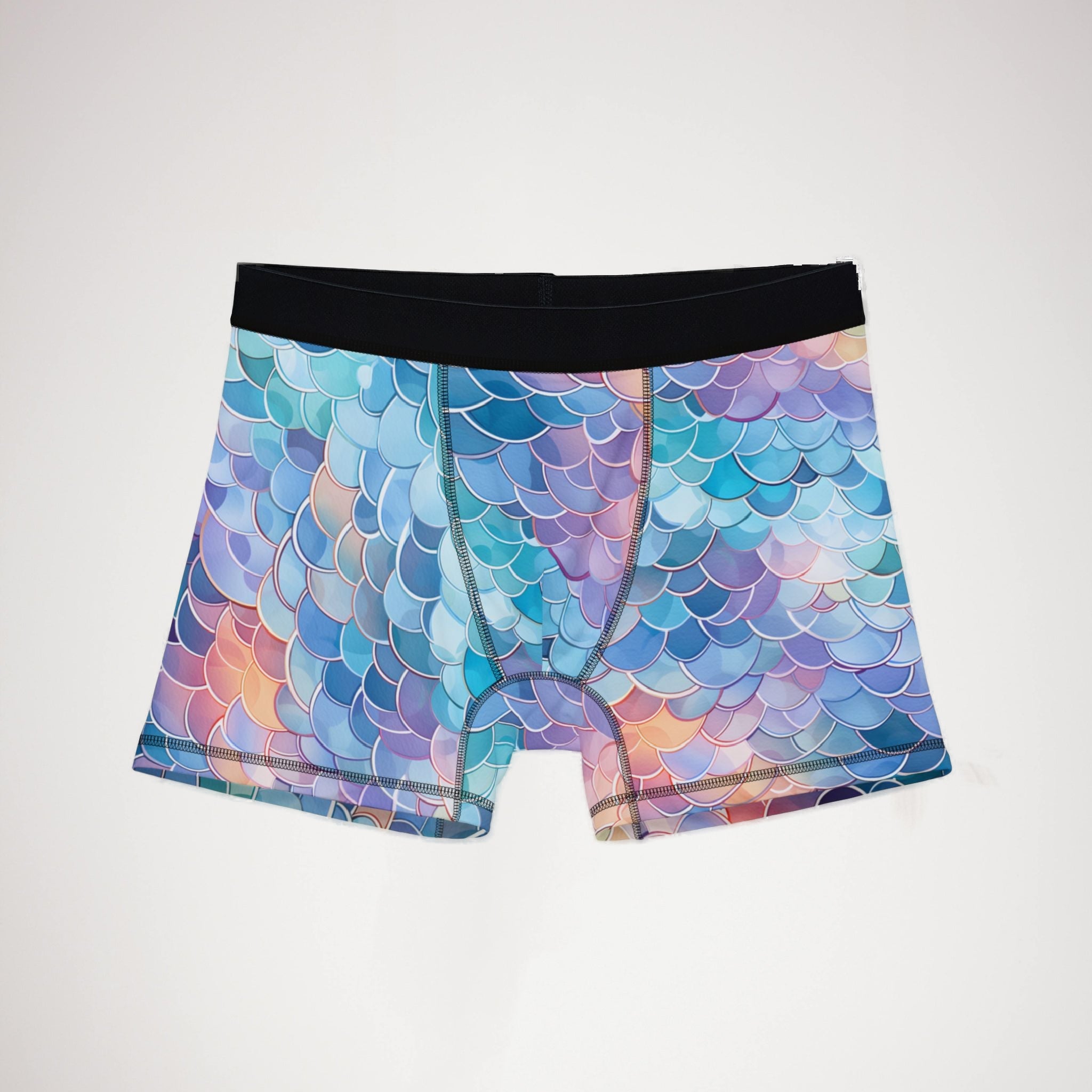 Men's boxers mermaid scales