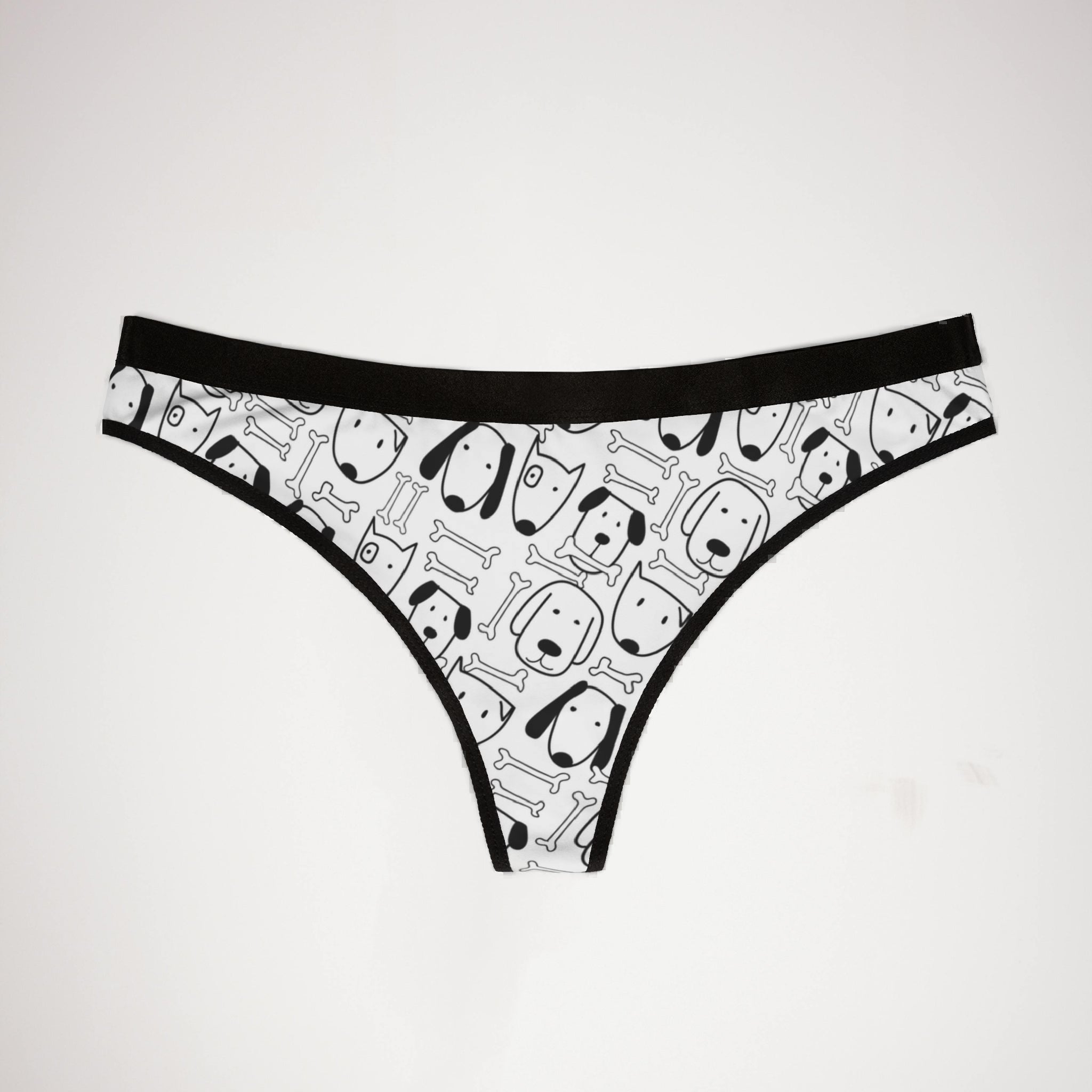 Women's thongs cute dog