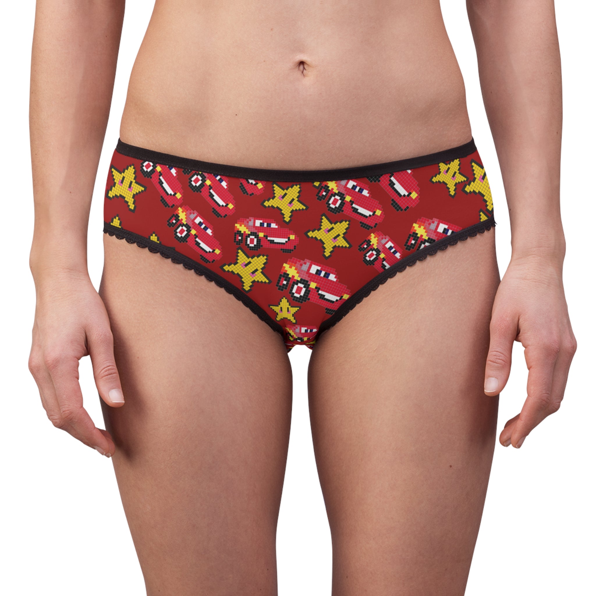 Women's briefs mcqueen stars red