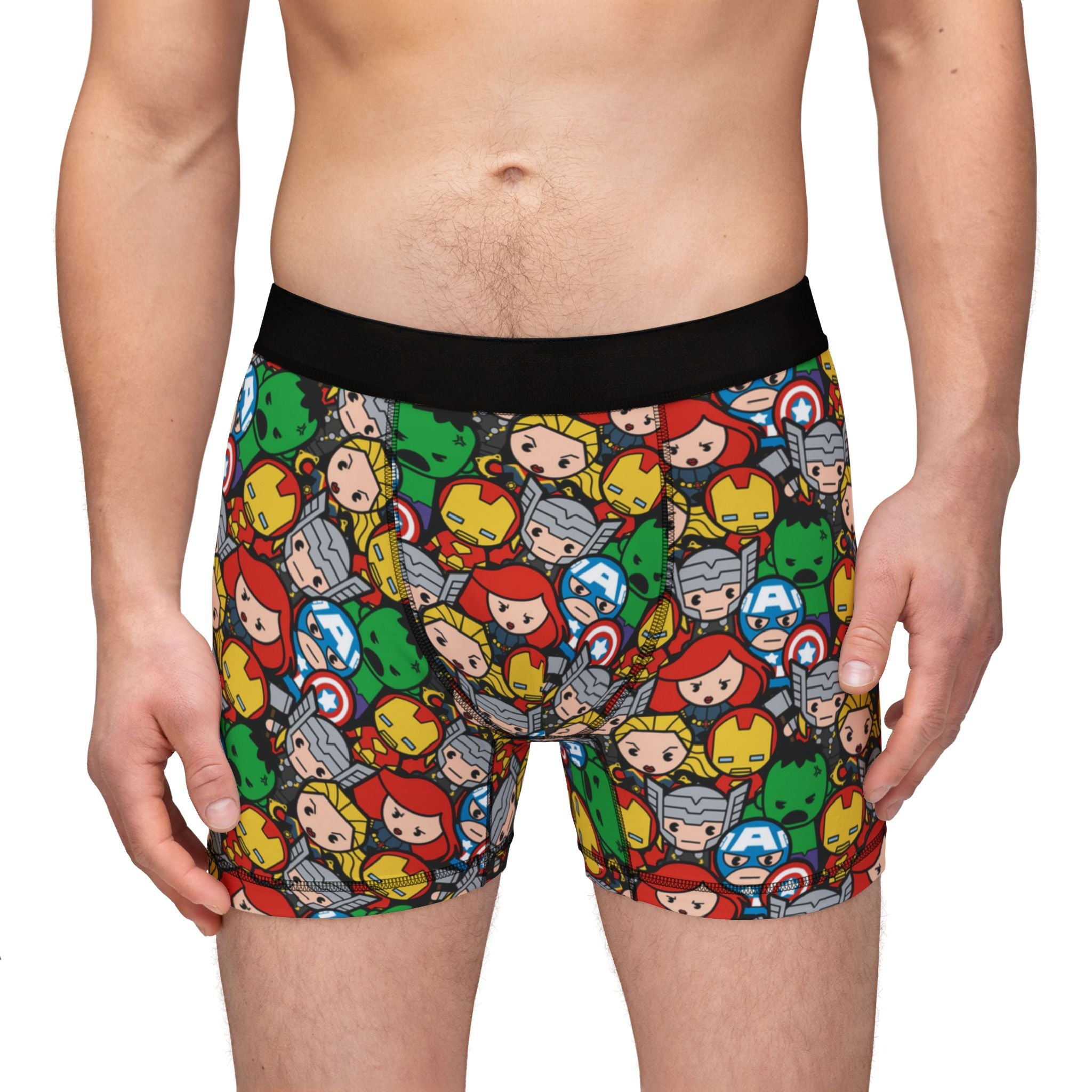 Men's boxers marvel avengers black