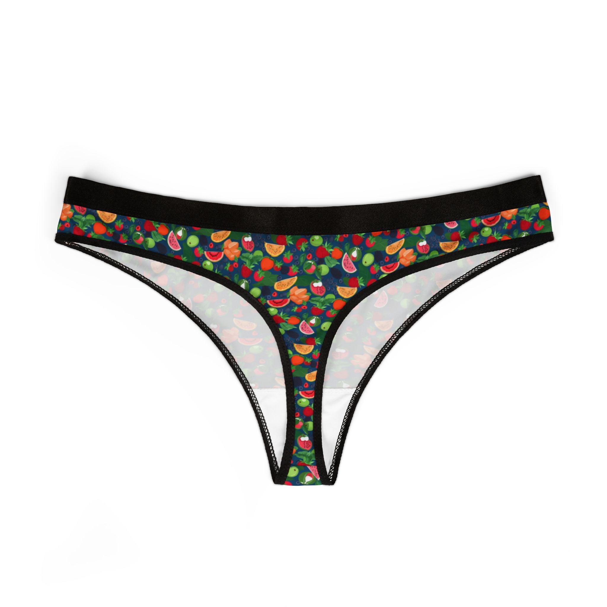 Women's thongs mix fruit minimal