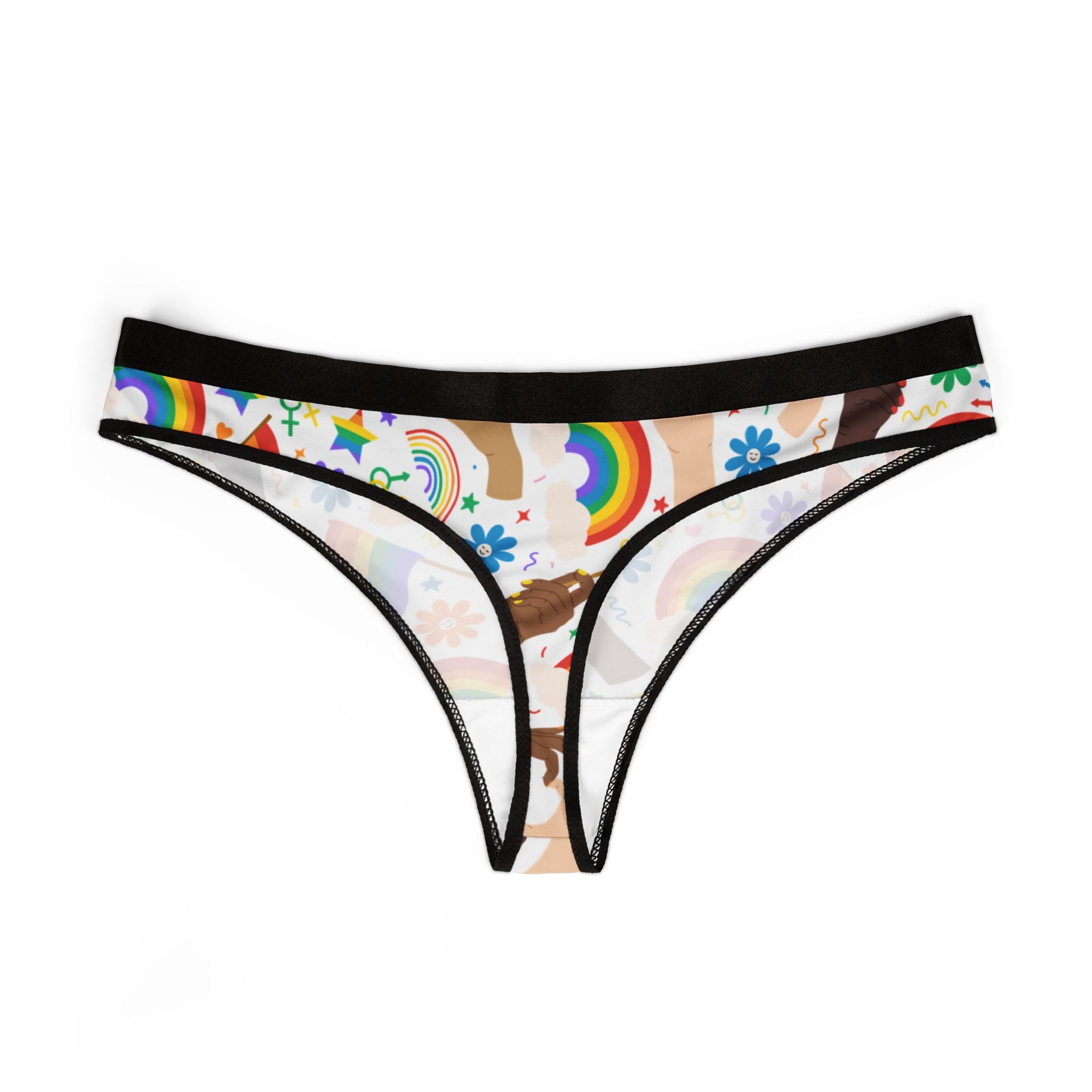 Women's thongs pride month extra