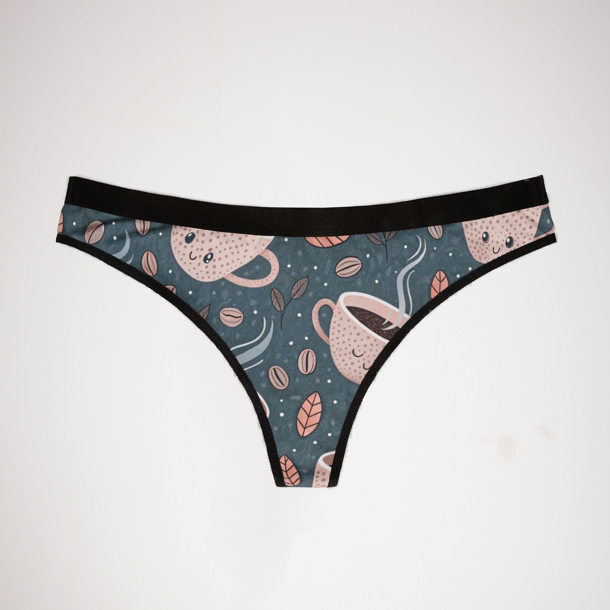 Women's thongs coffee two