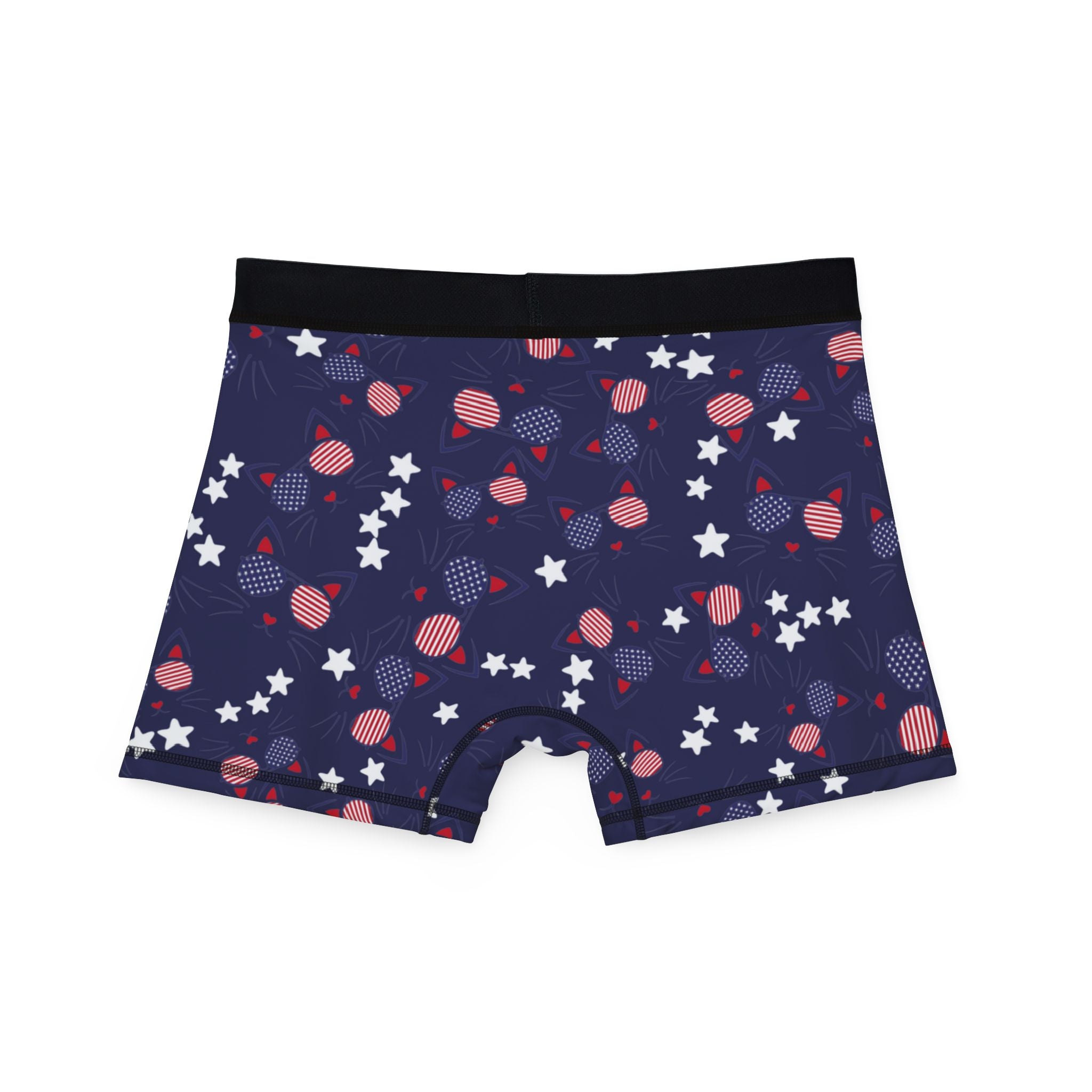 Men's boxers Meowica  th july american independence day blue