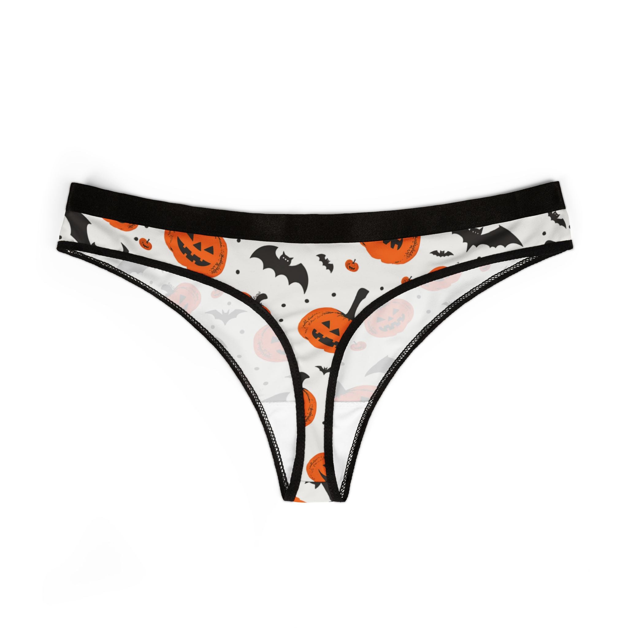 Women's thongs spooky halloween