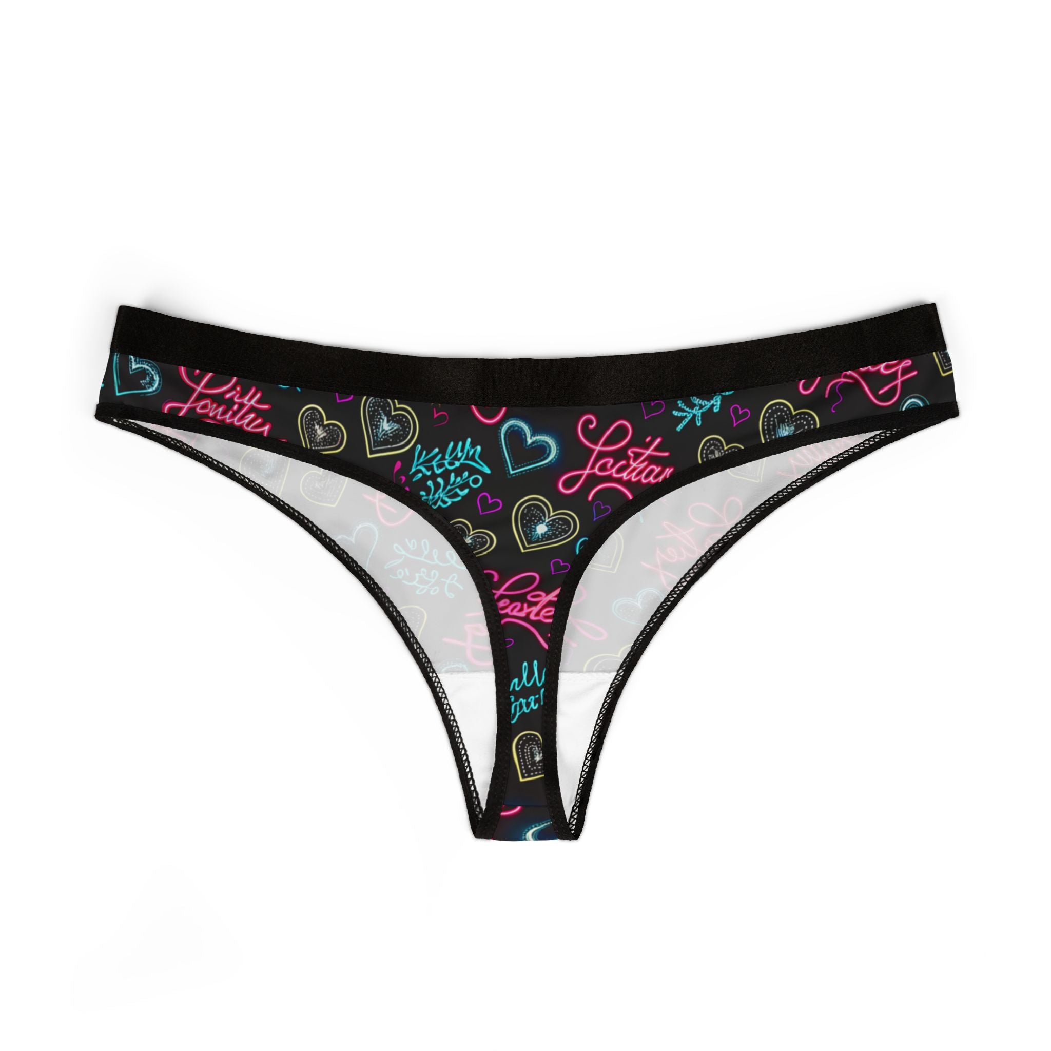 Women's thongs valentine digital extra