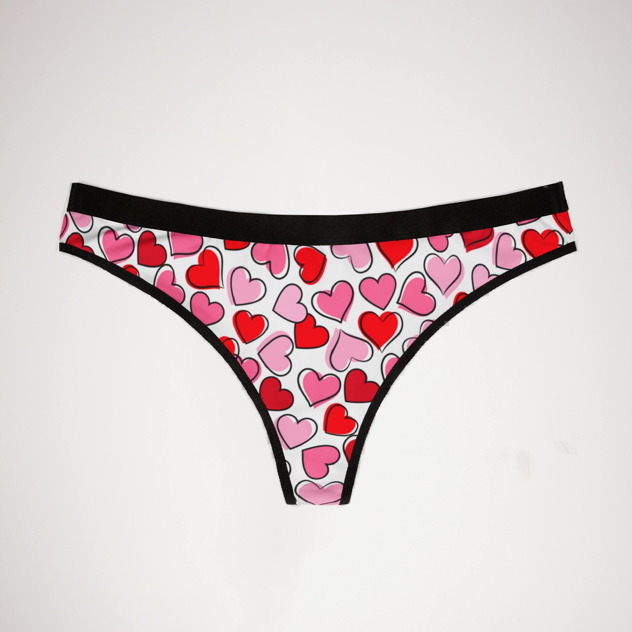 Women's thongs romantic valentine