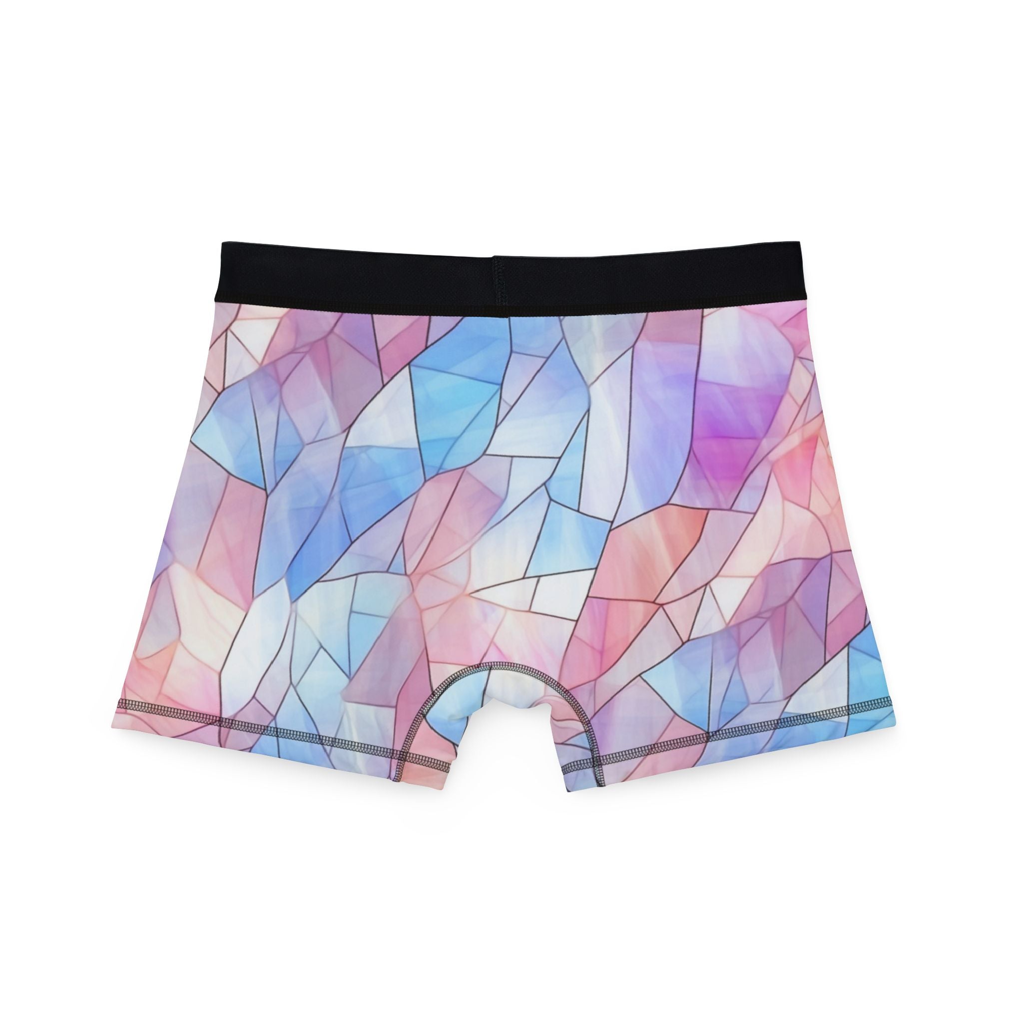 Men's boxers pastel stained glass