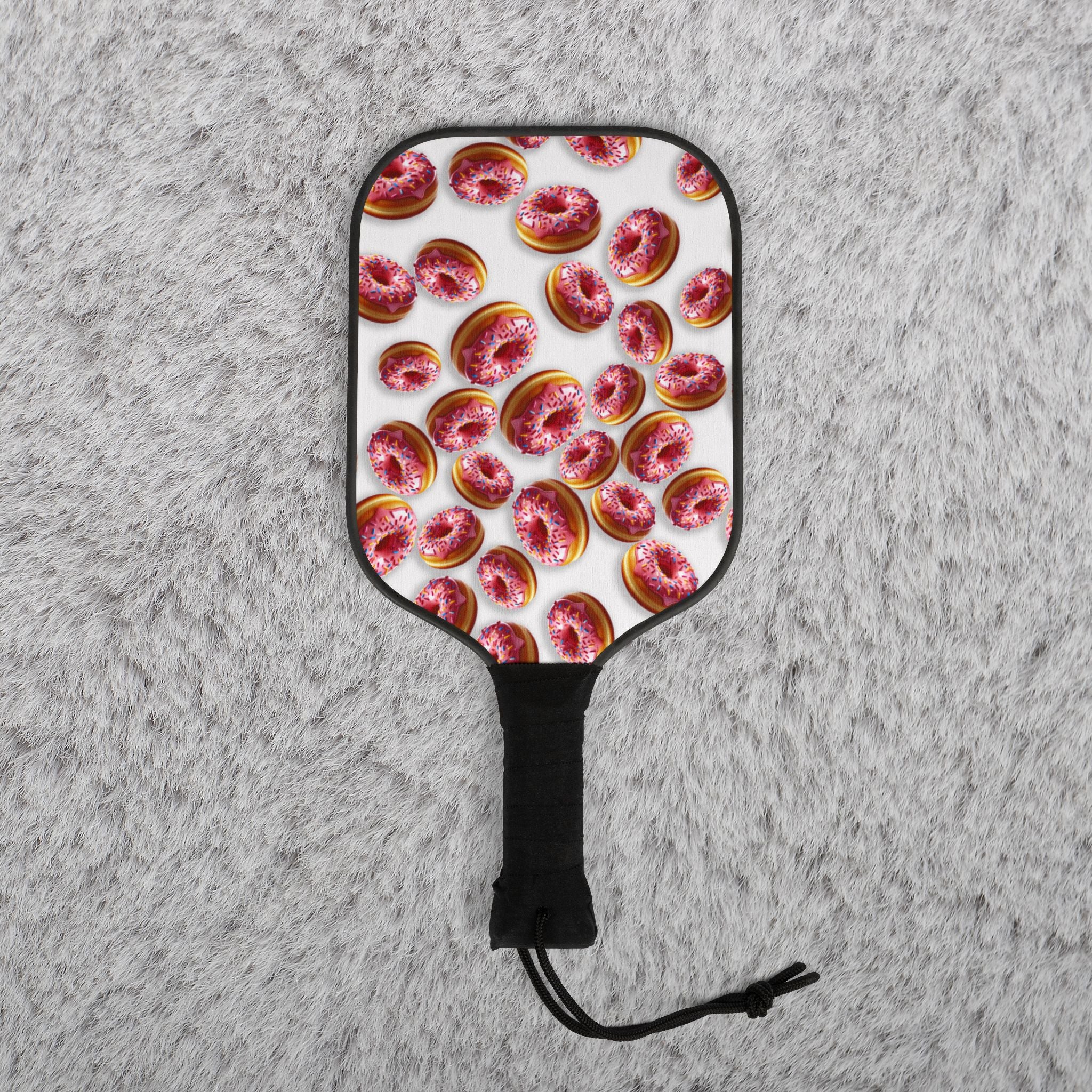 Pickleball kit (2 paddles + 2 balls + transparent bag) donut white