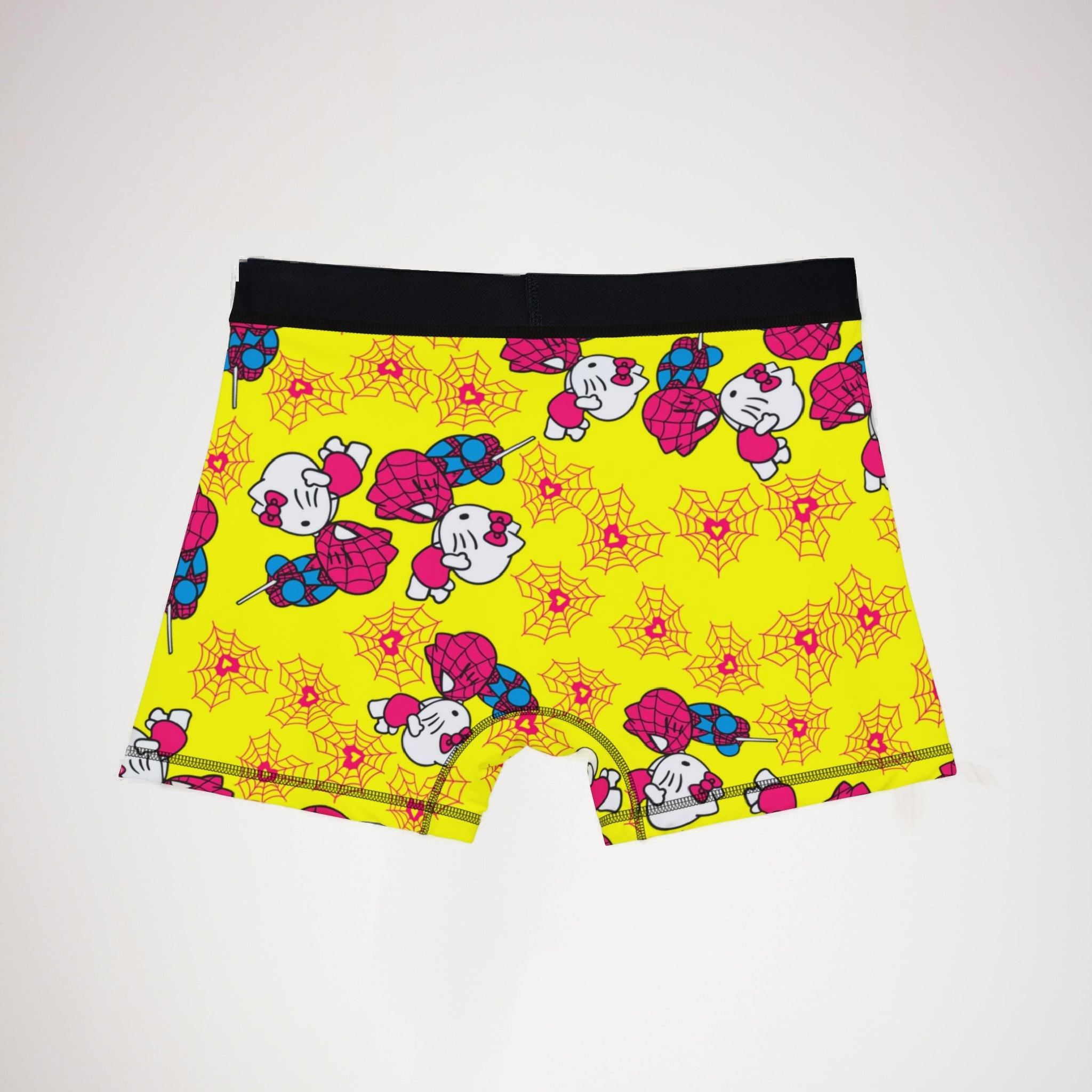 Men's boxers spider kitty yellow