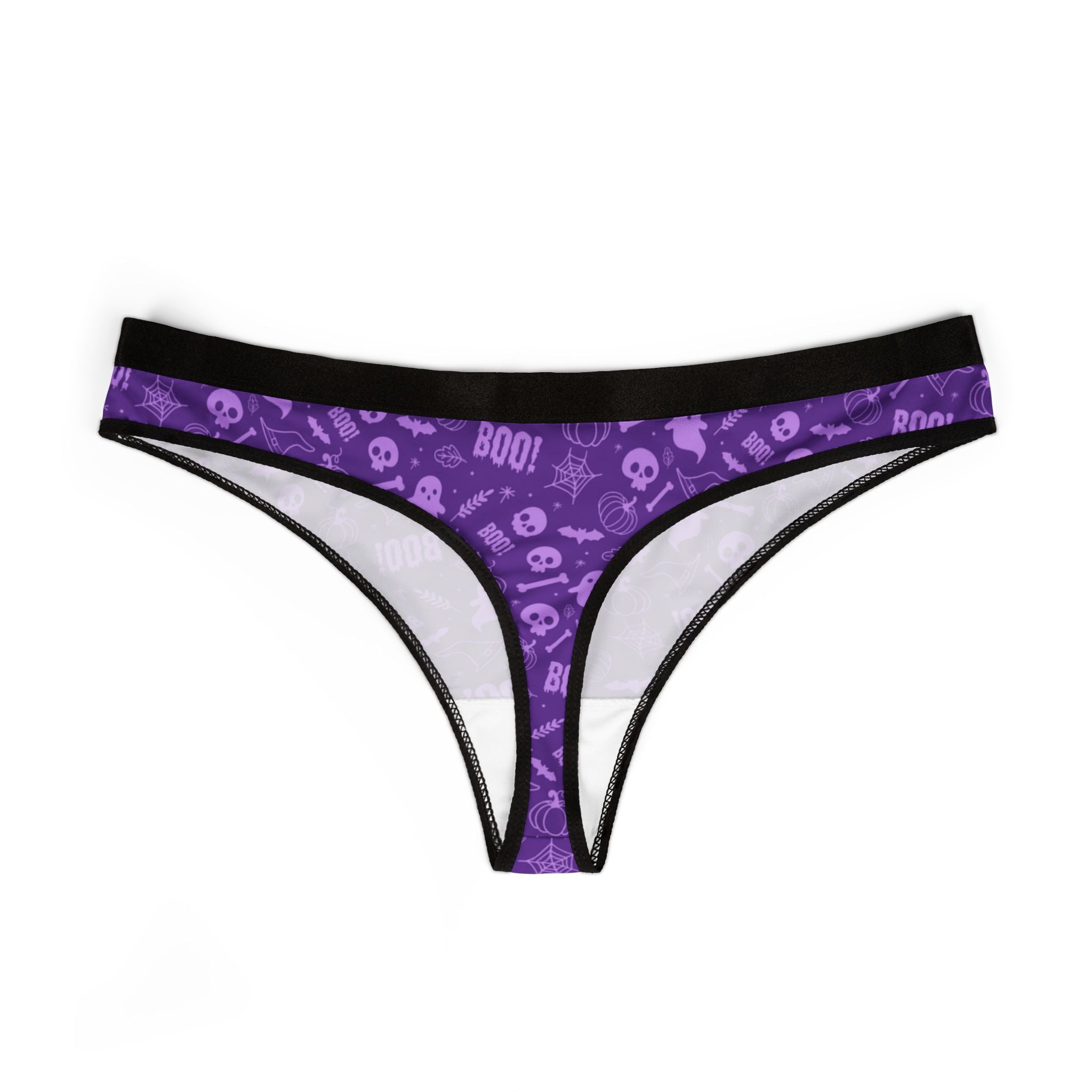 Women's thongs cute halloween extra