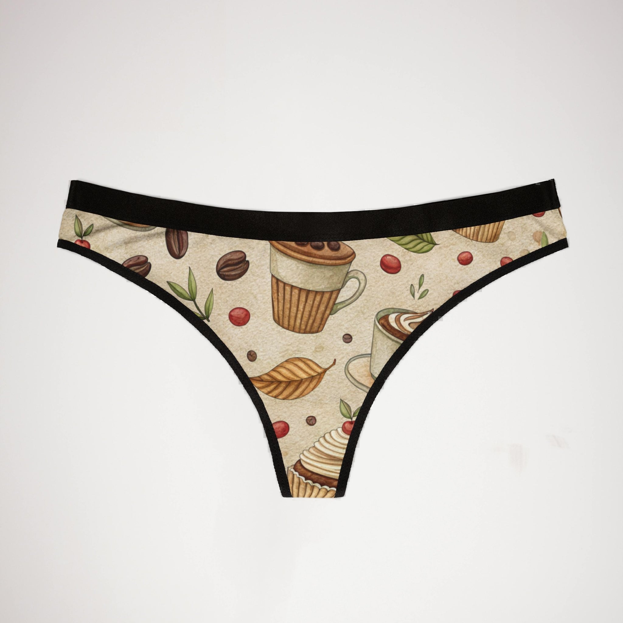 Women's thongs coffee one