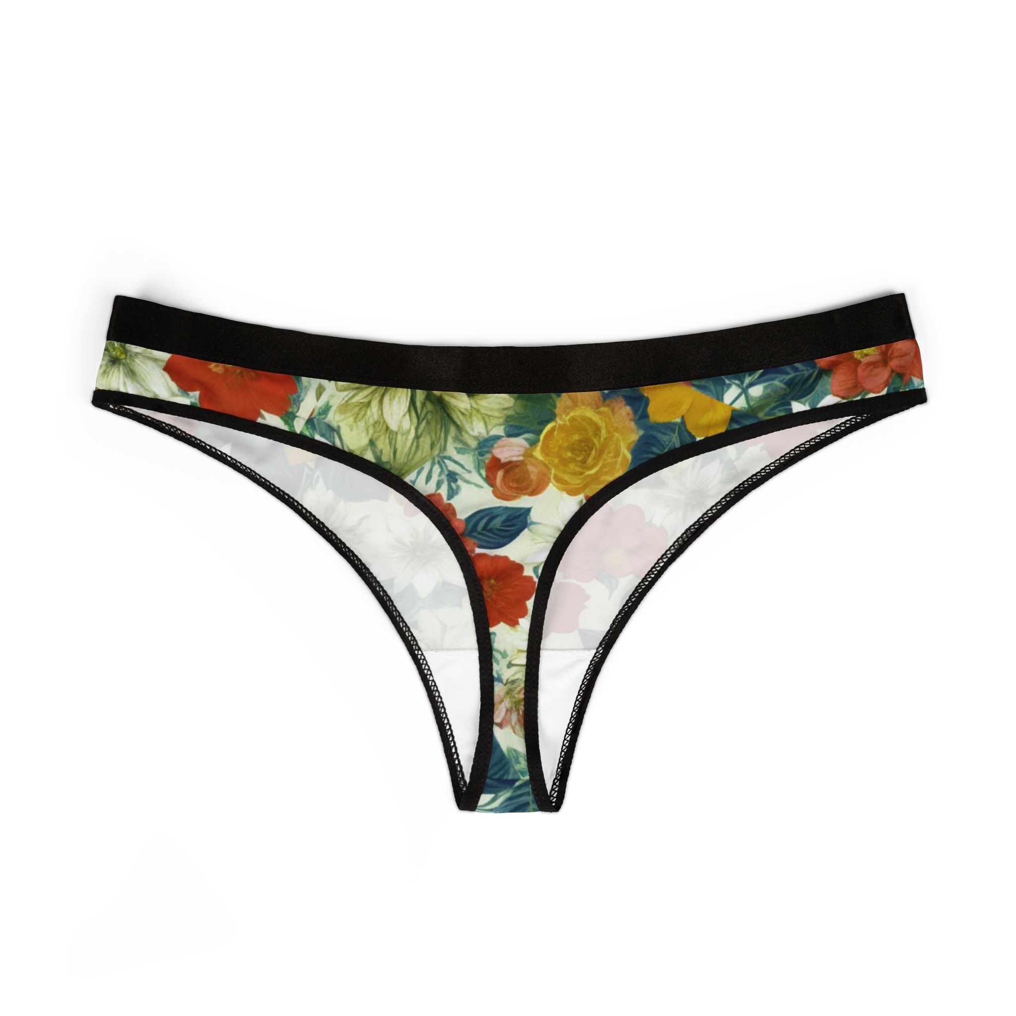 Women's thongs floral fall beautiful