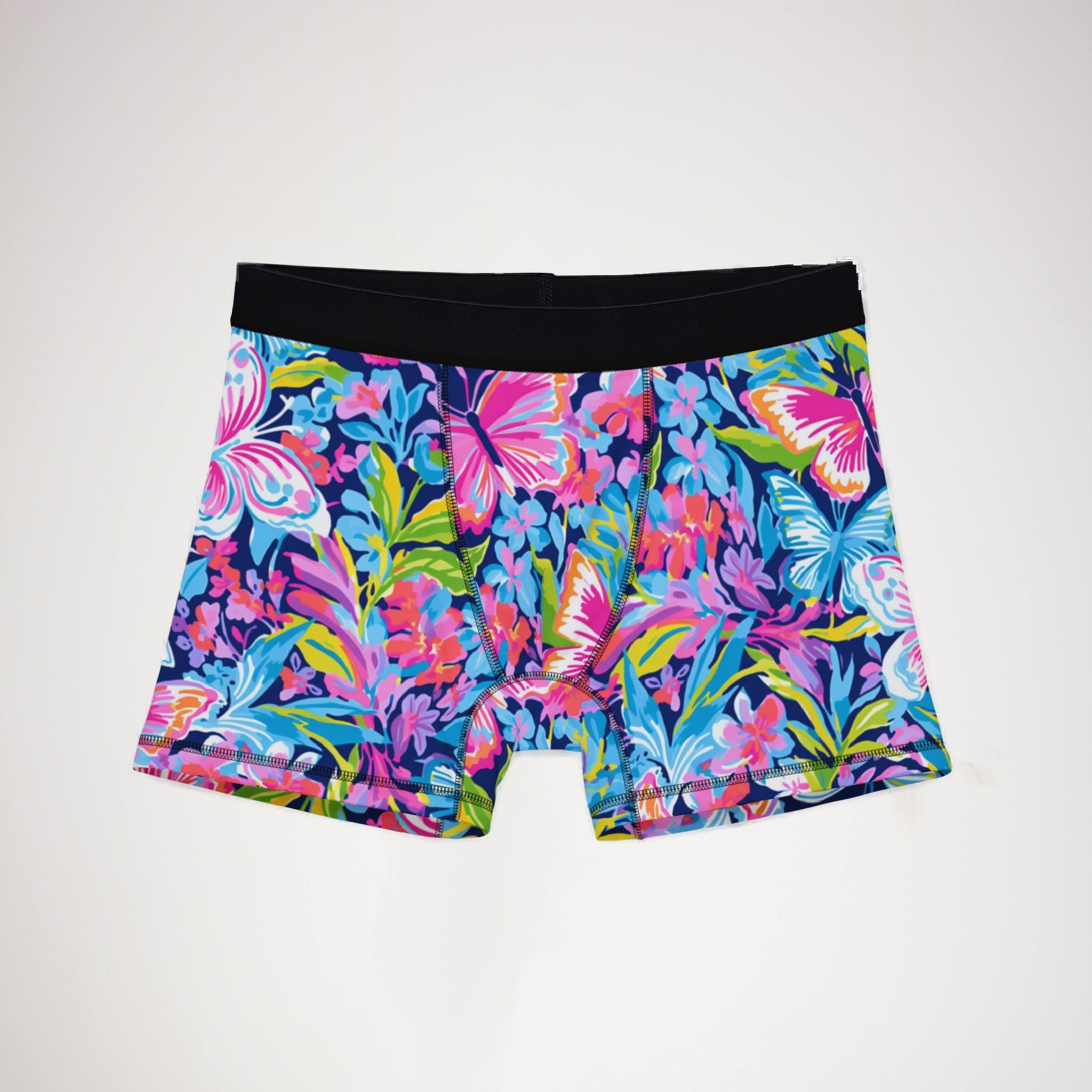 Men's boxers preppy butterflies
